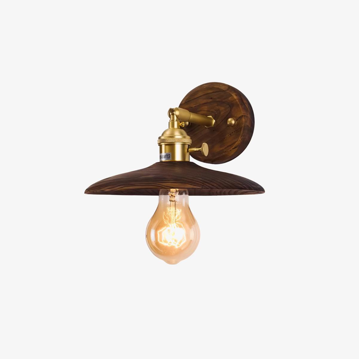 Kevelo Brass Rustic Wall Lamp-Neutral Decor