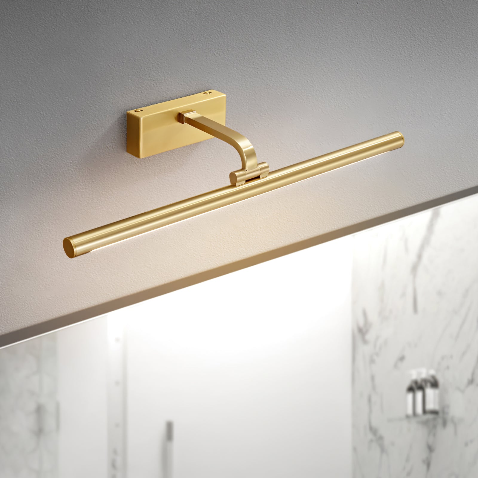 Tevelo Brass Minimalist Wall Lamp-Neutral Decor