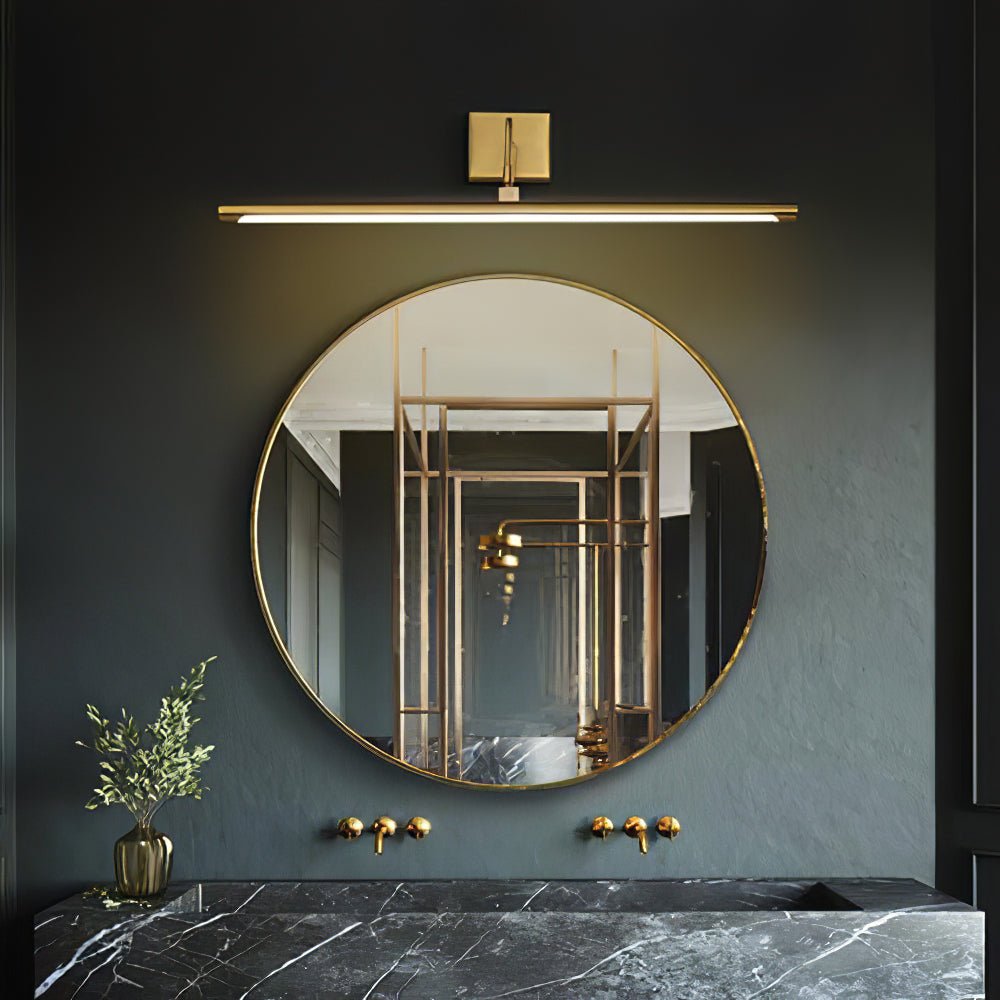 Tevelo Brass Minimalist Wall Lamp-Neutral Decor
