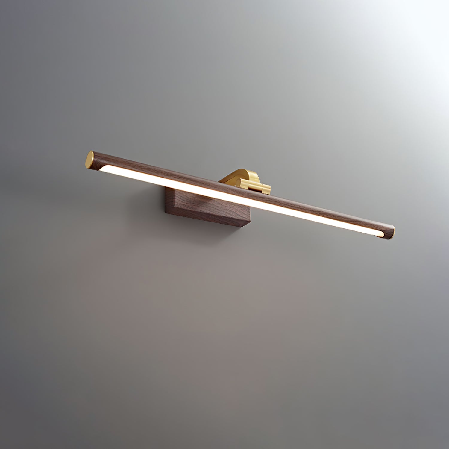 Tevelo Brass Minimalist Wall Lamp-Neutral Decor