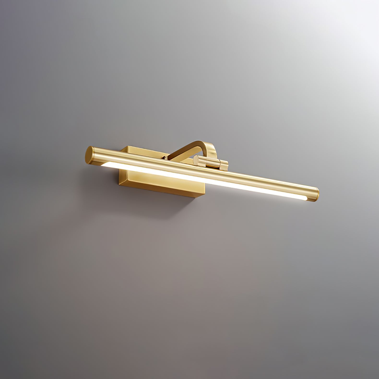 Tevelo Brass Minimalist Wall Lamp-Neutral Decor