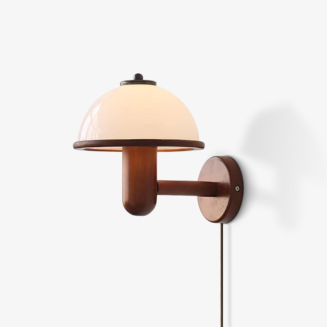 Lustra Wall Lamp Mushroom Wood-Neutral Decor