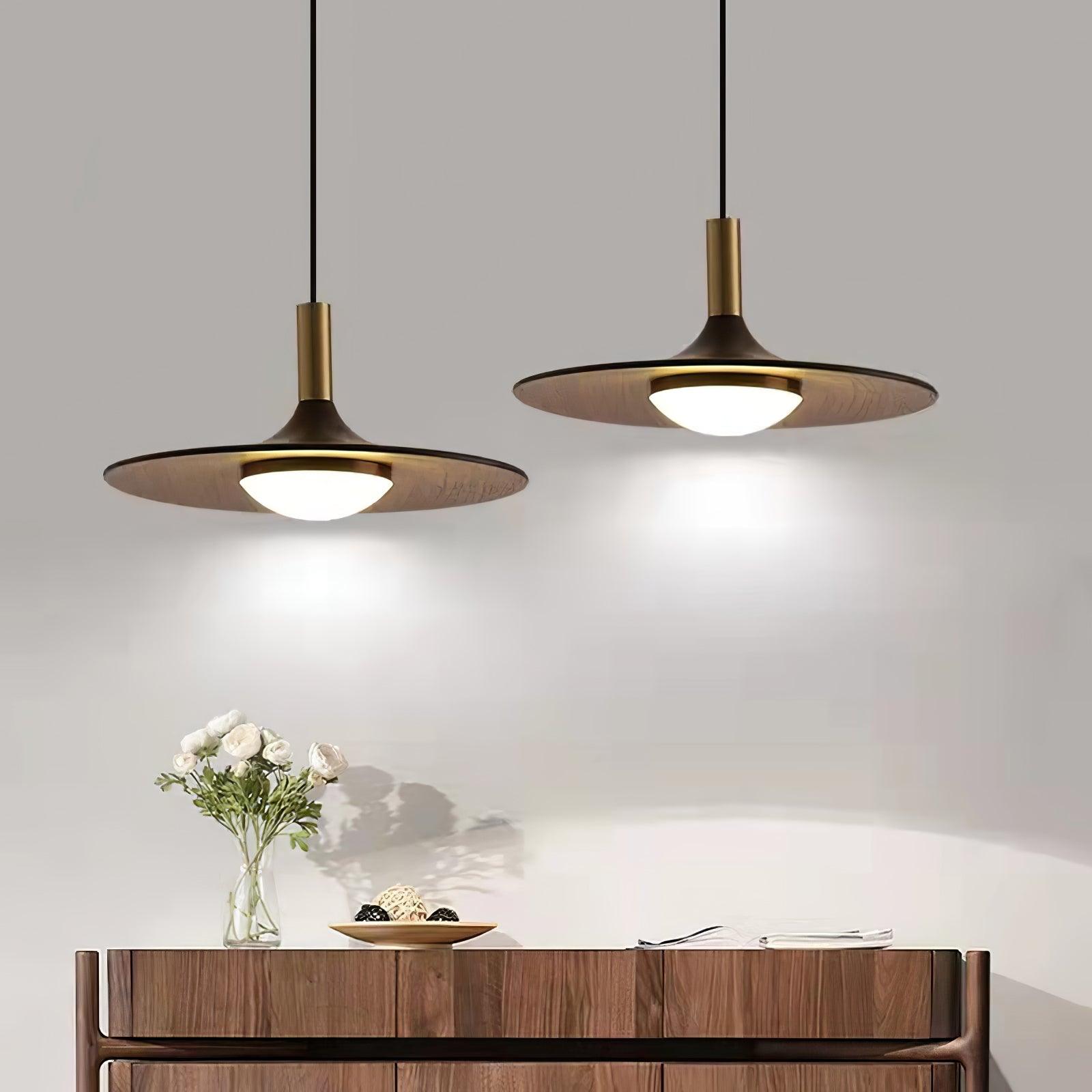 Blythe Modern Wood Pendant Light-Neutral Decor