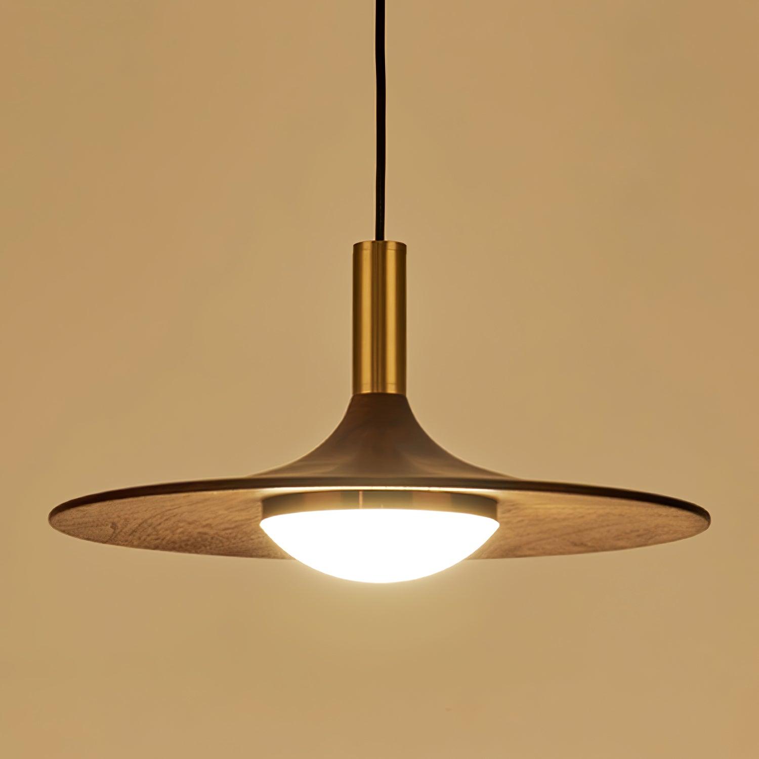 Blythe Modern Wood Pendant Light-Neutral Decor