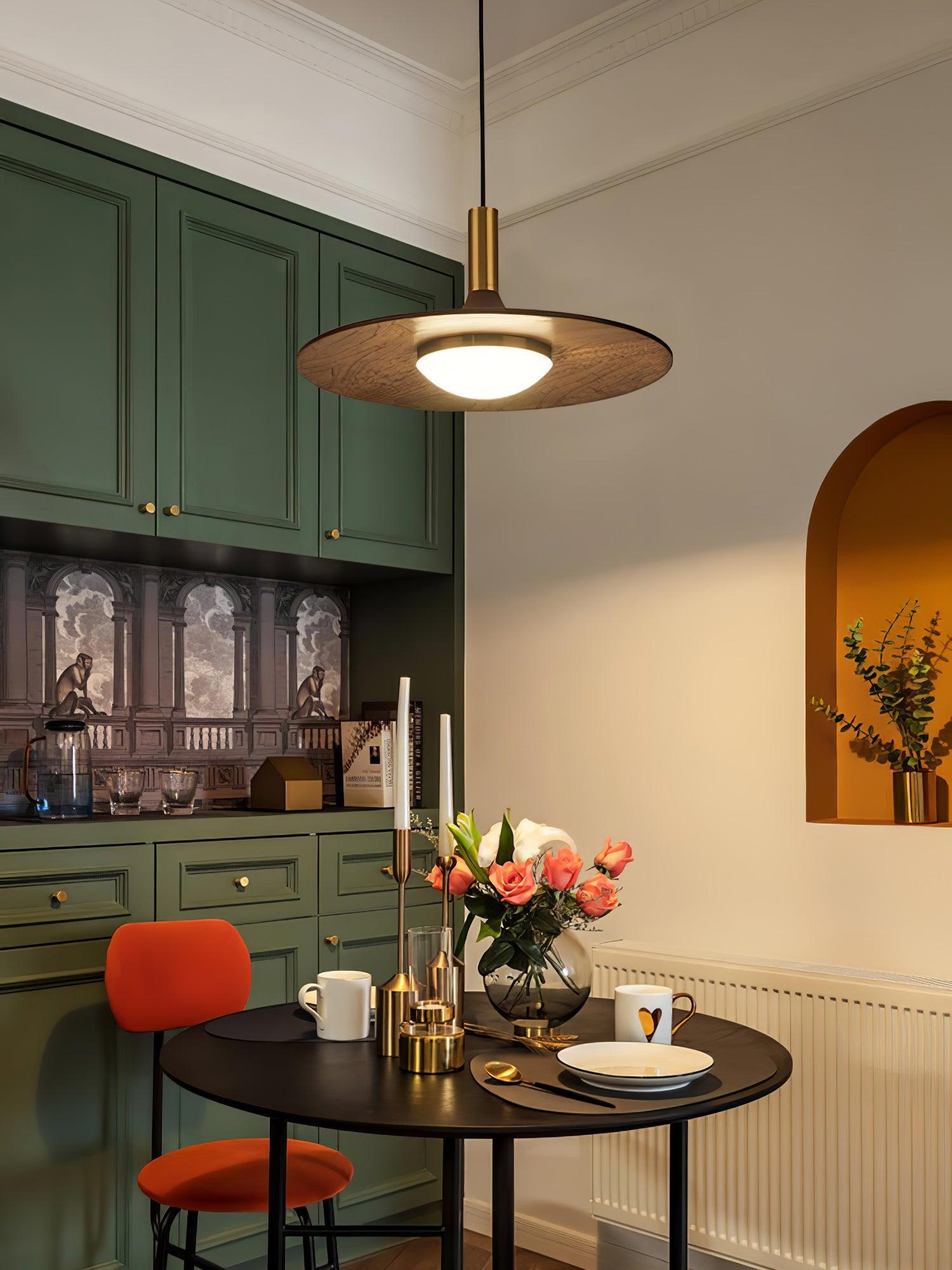 Blythe Modern Wood Pendant Light-Neutral Decor