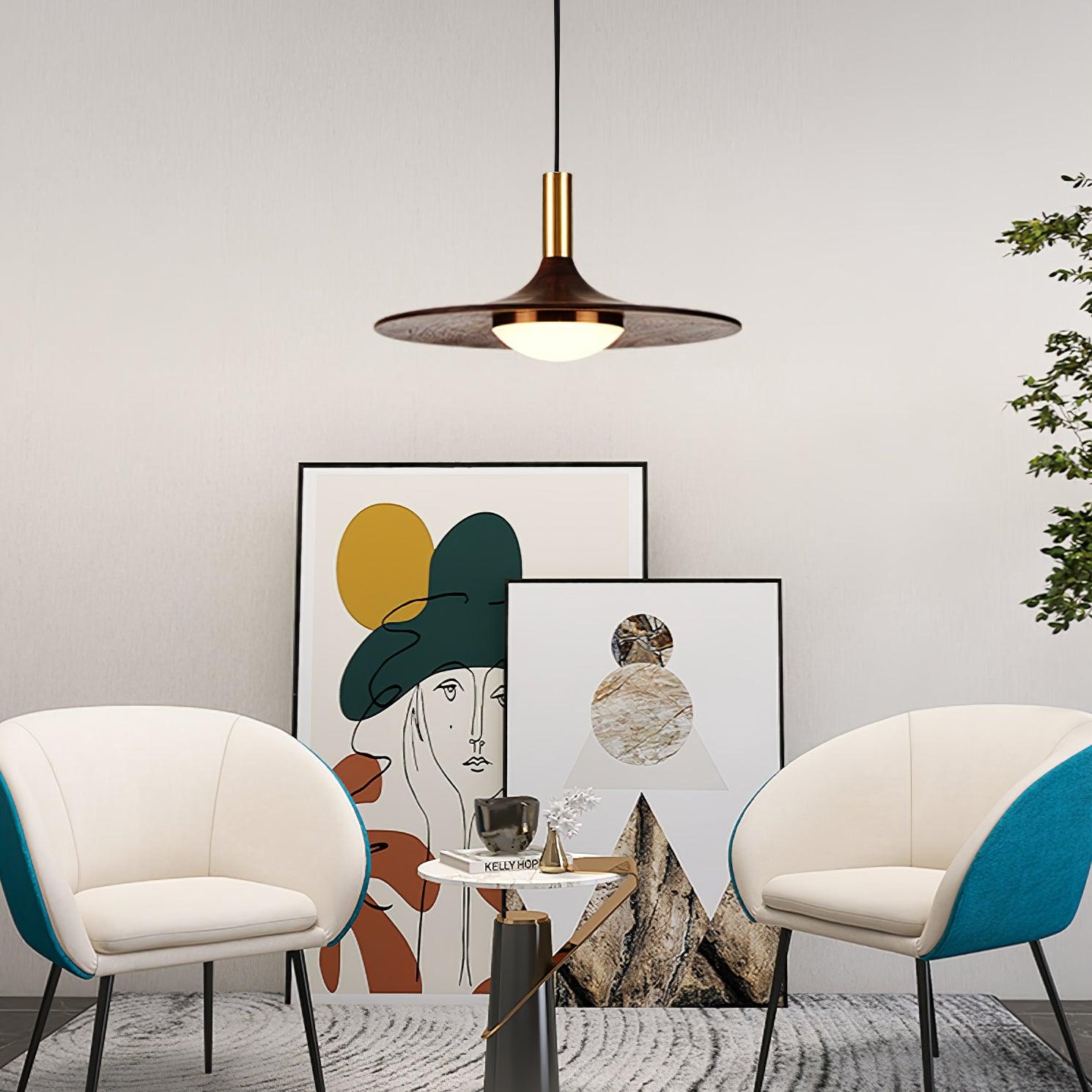 Blythe Modern Wood Pendant Light-Neutral Decor