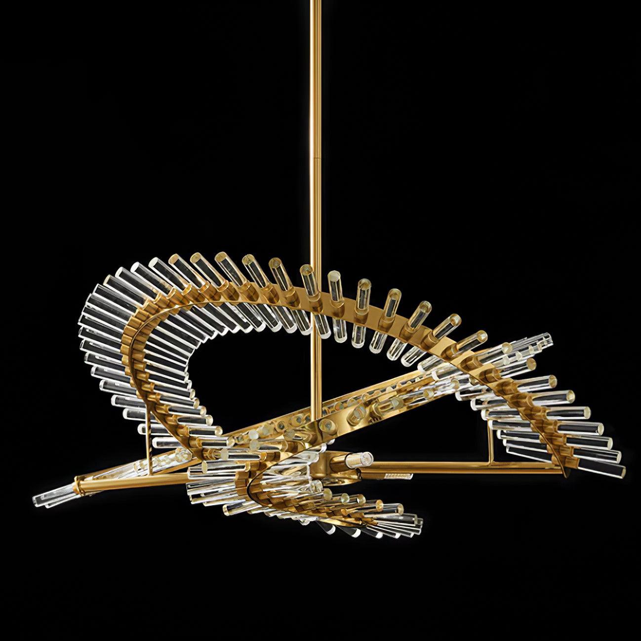 Amara Glass Chandelier Light-Neutral Decor