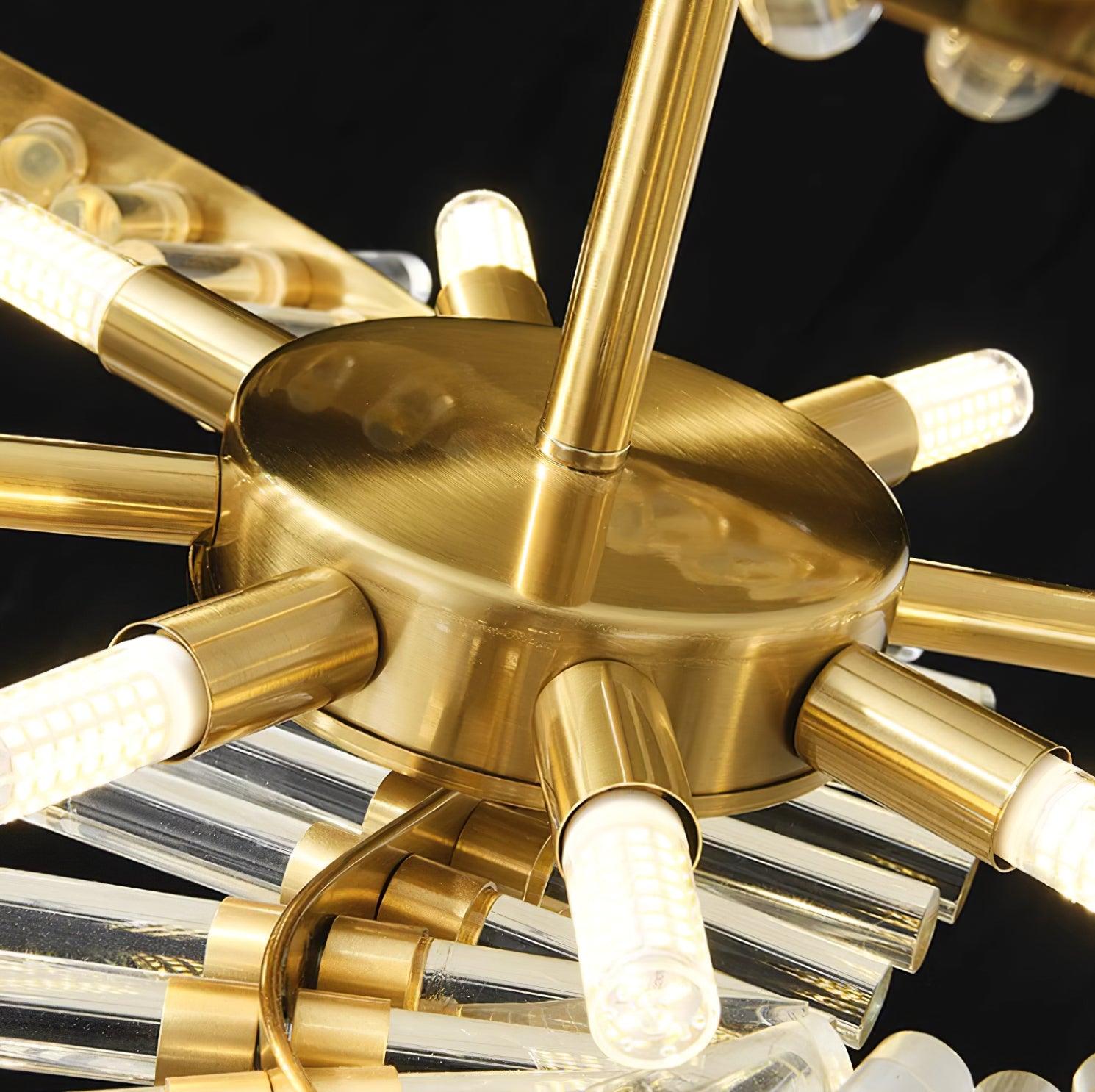 Amara Glass Chandelier Light-Neutral Decor