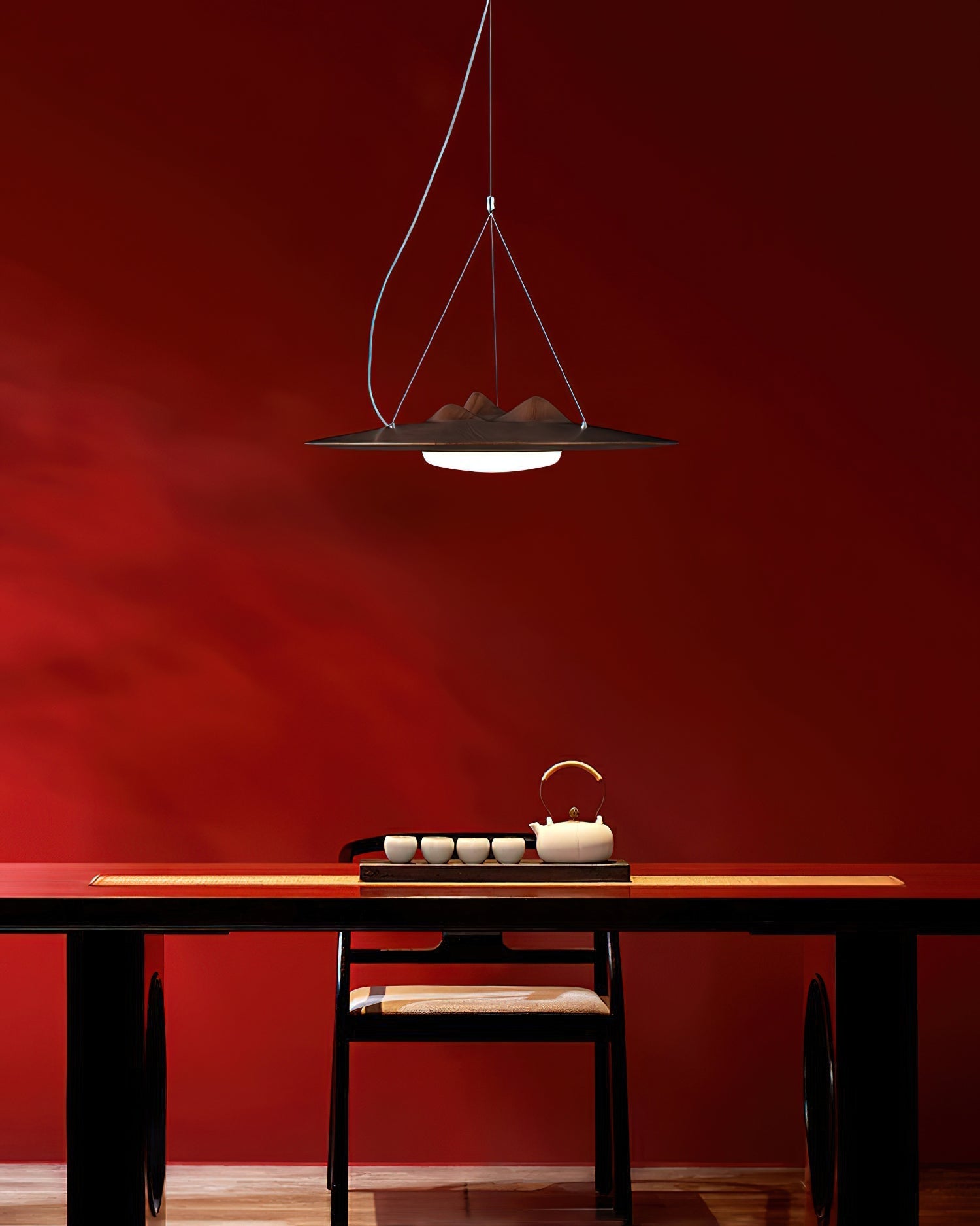 Vathea Premium Nordic Art Wood Pendant Lamp-Neutral Decor