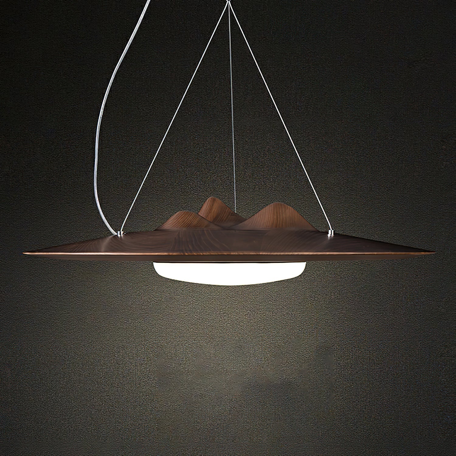 Vathea Premium Nordic Art Wood Pendant Lamp-Neutral Decor