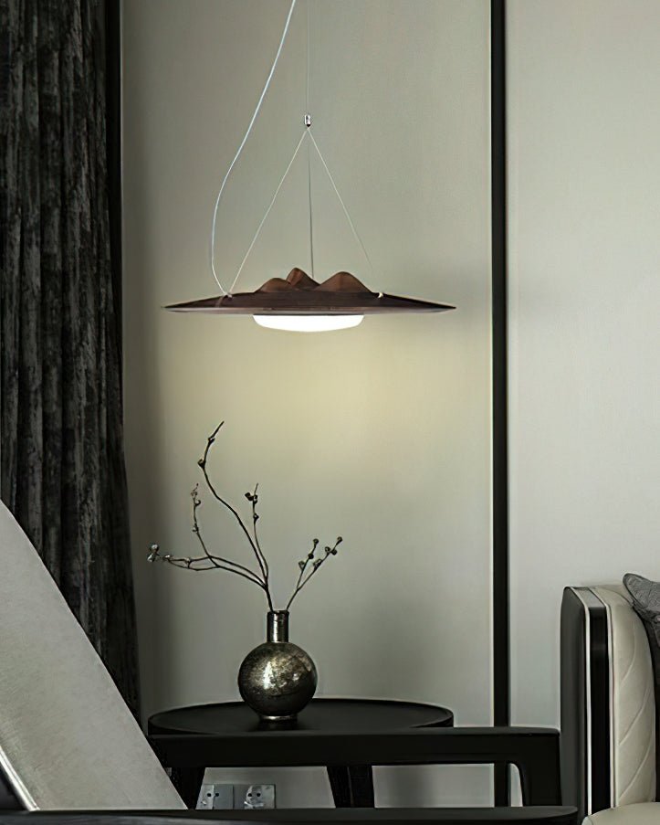 Vathea Premium Nordic Art Wood Pendant Lamp-Neutral Decor