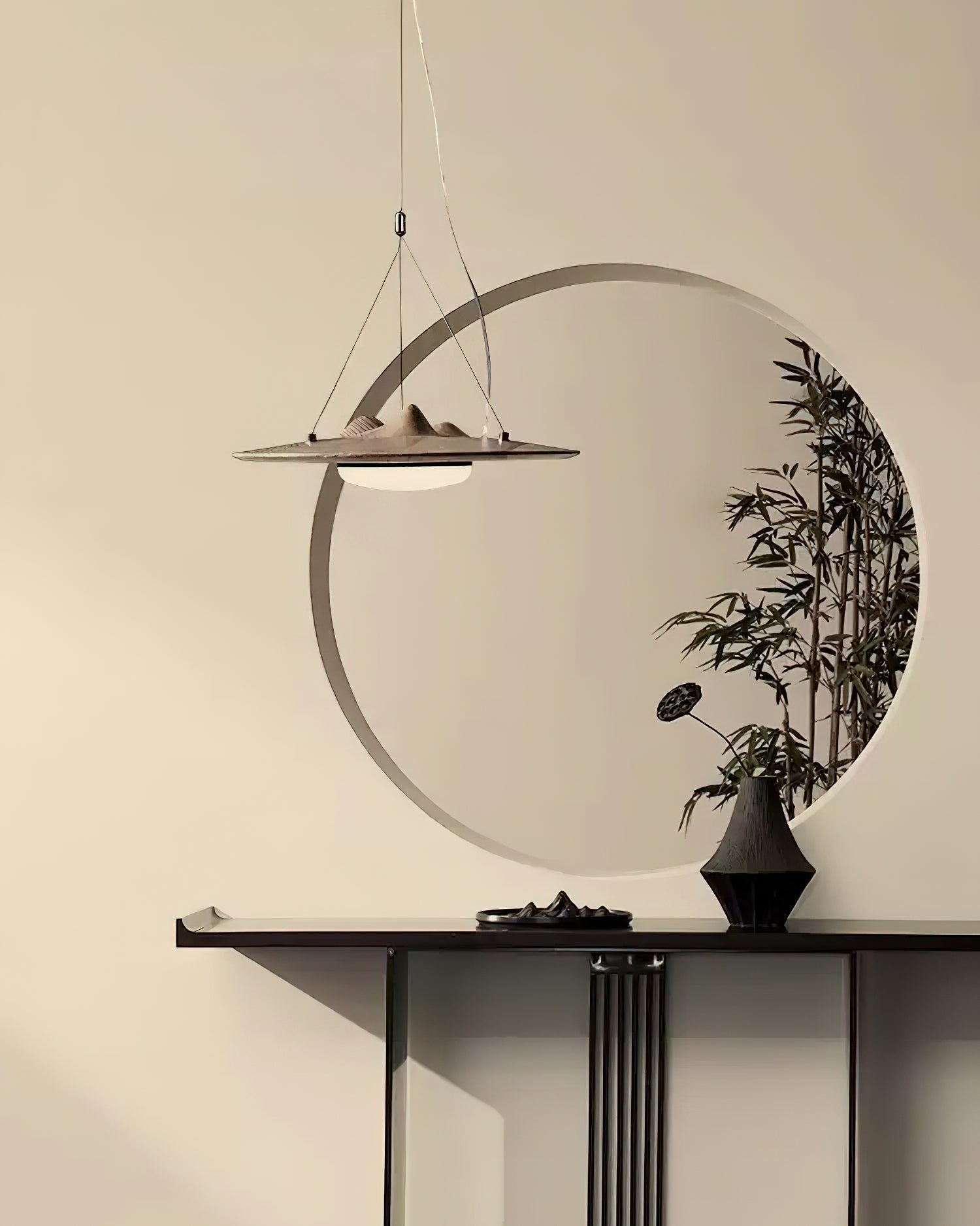 Vathea Premium Nordic Art Wood Pendant Lamp-Neutral Decor