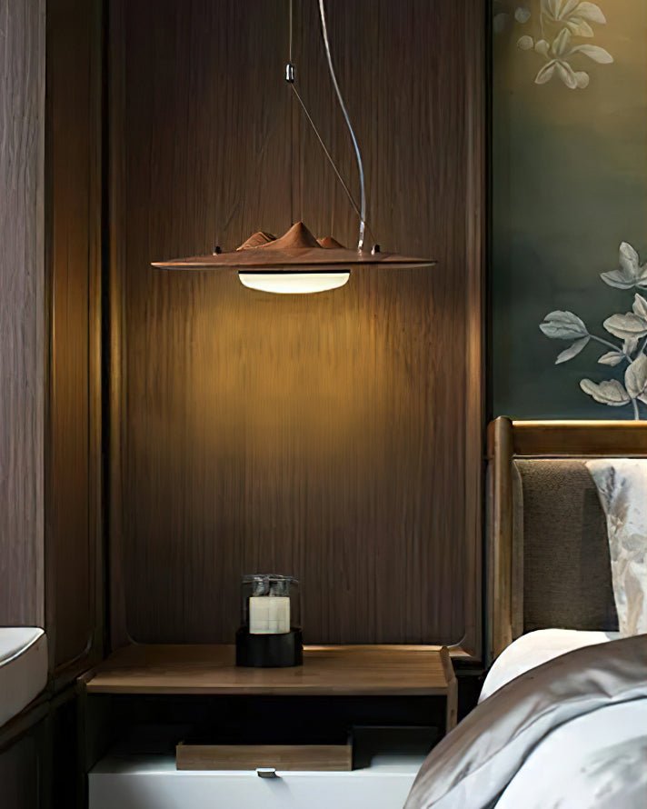 Vathea Premium Nordic Art Wood Pendant Lamp-Neutral Decor