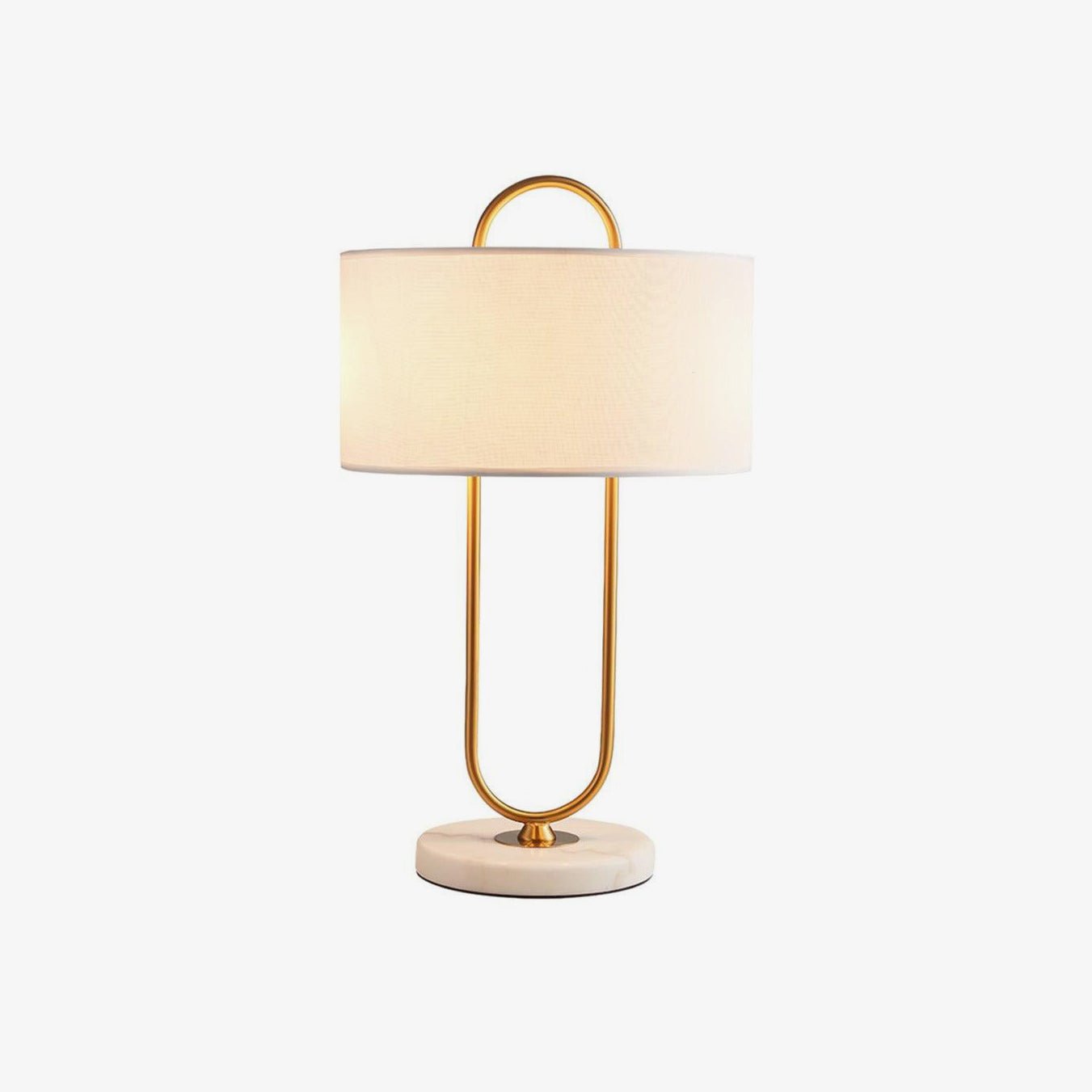 Ripj Marble Fabric Table Lamp-Neutral Decor