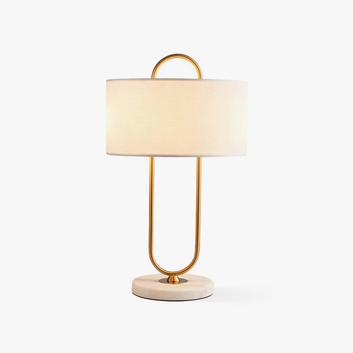 Ripj Marble Fabric Table Lamp-Neutral Decor