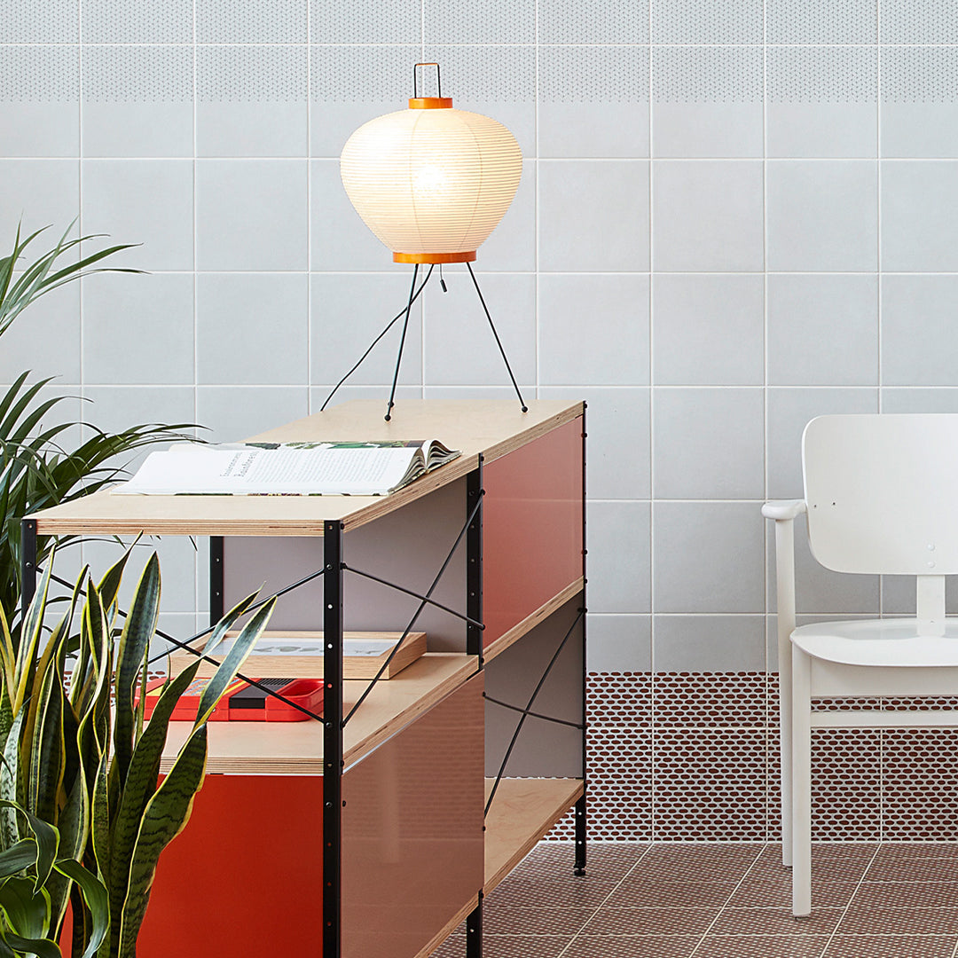 Washi 3A Table Lamp shown in the white color option.