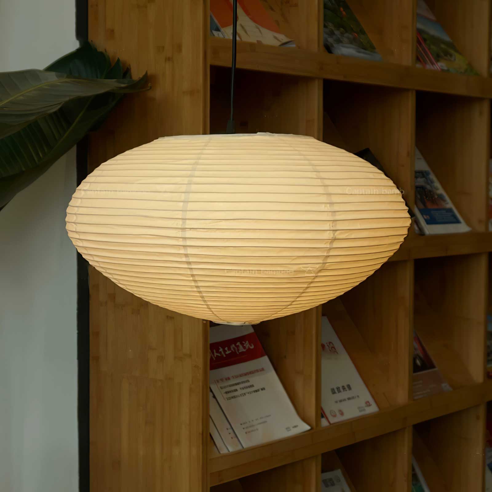 Orba Washi Paper 15A Pendant Light-Neutral Decor
