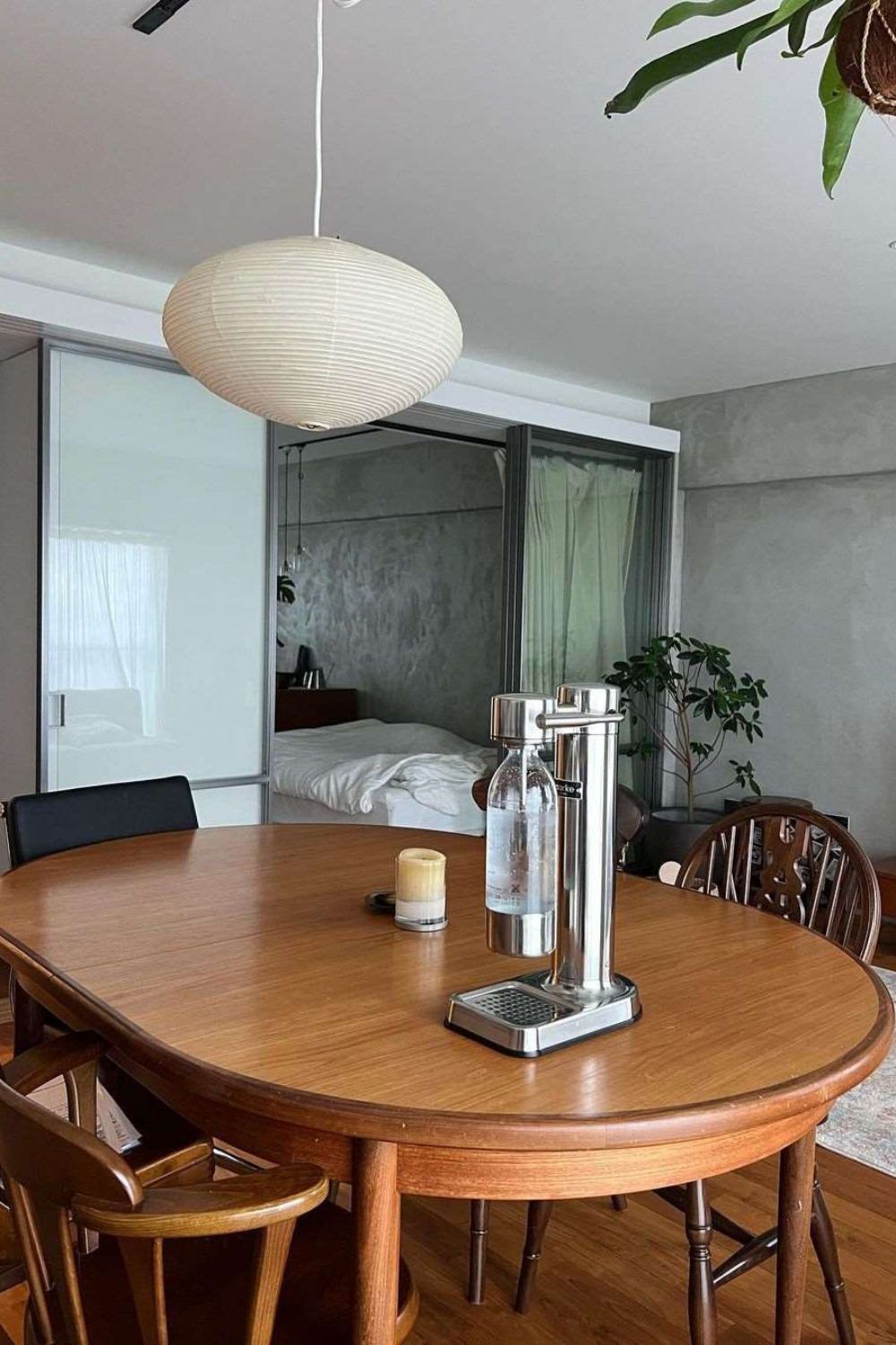Orba Washi Paper 15A Pendant Light-Neutral Decor