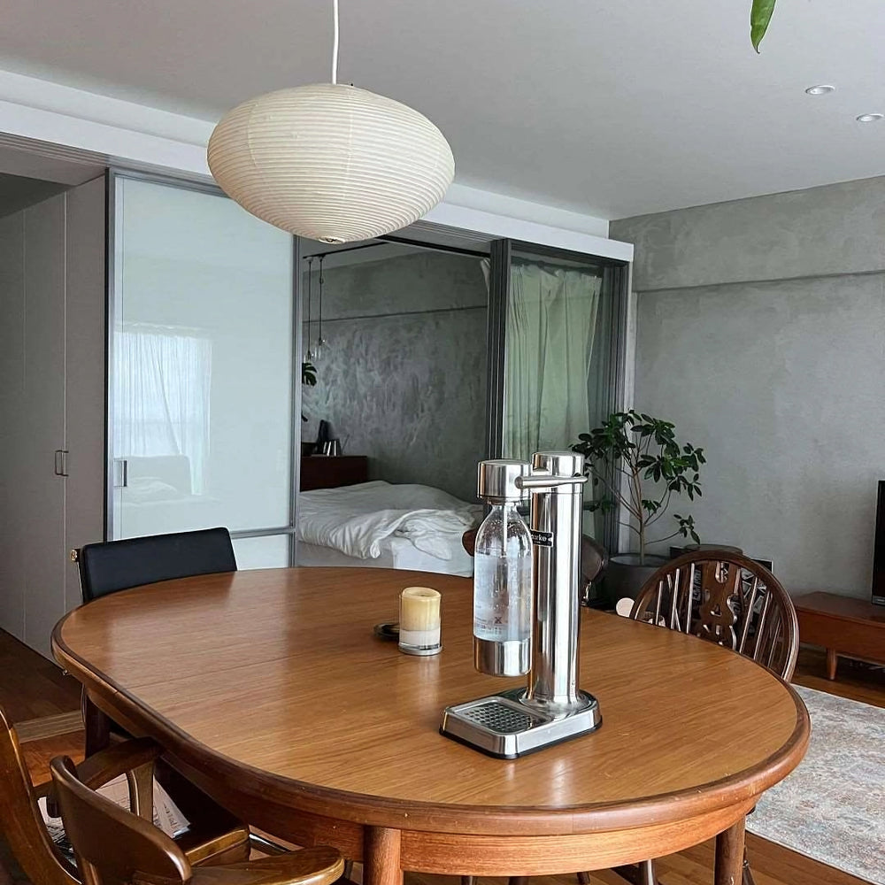 Orba Washi Paper 15A Pendant Light-Neutral Decor