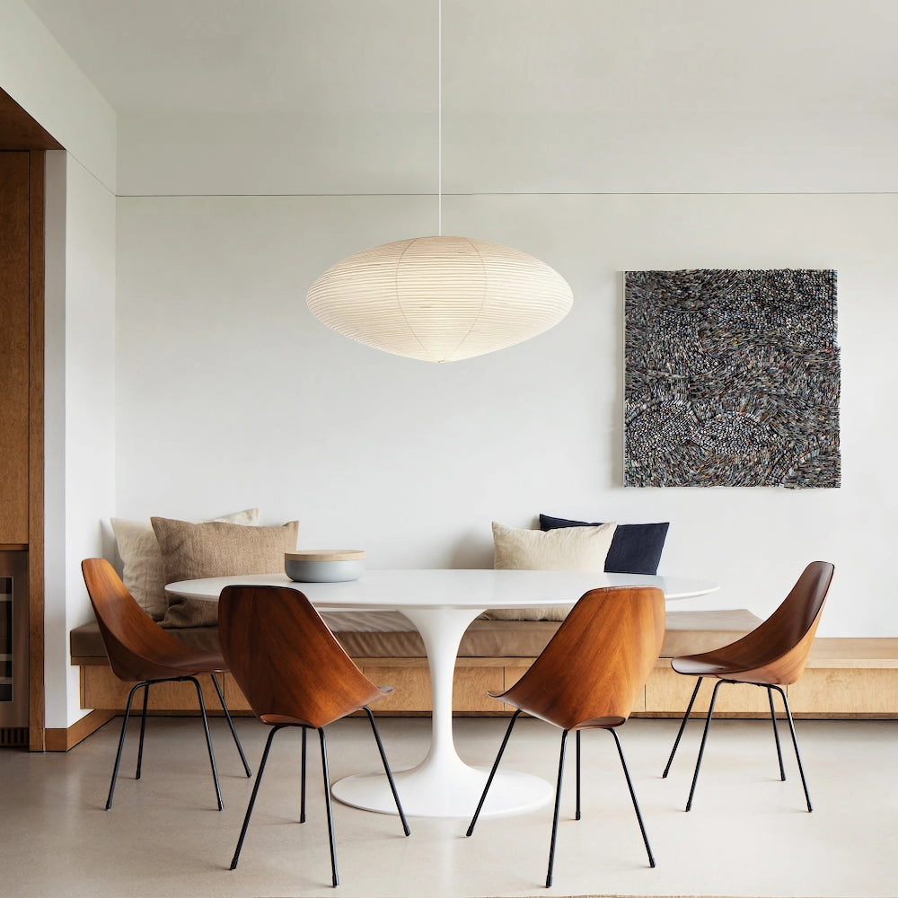 Orba Washi Paper 15A Pendant Light-Neutral Decor