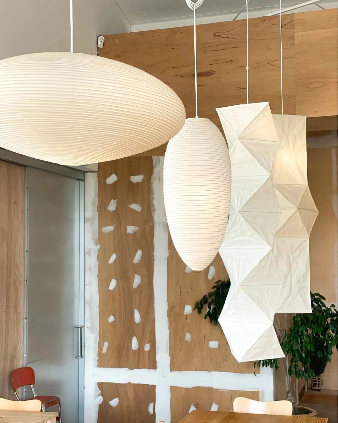 Lustra Pendant Lamp Paper for Living Room-Neutral Decor