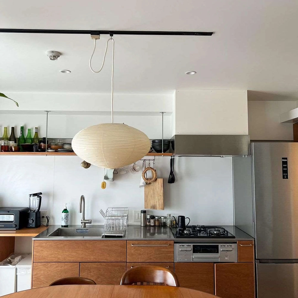 Lustra Pendant Lamp Paper for Living Room-Neutral Decor