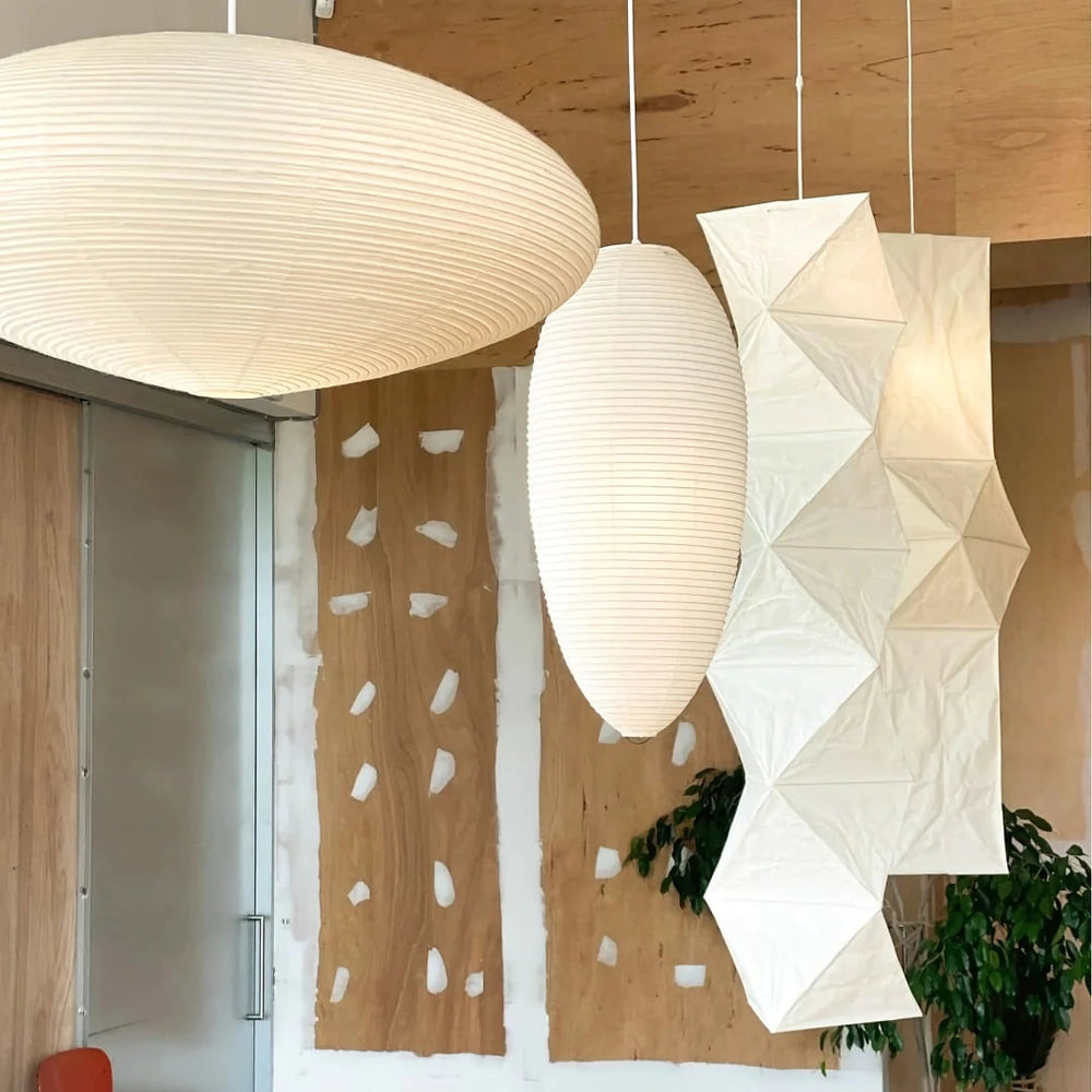 Lustra Pendant Lamp Paper for Living Room-Neutral Decor