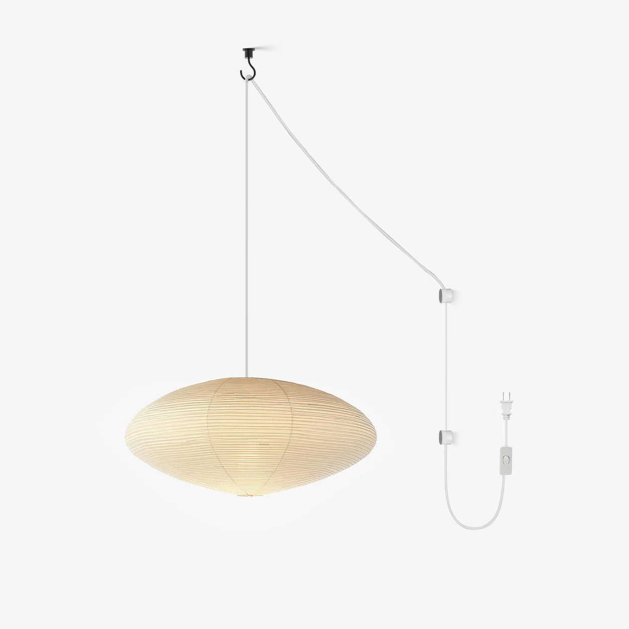 Lustra Pendant Lamp Paper for Living Room-Neutral Decor