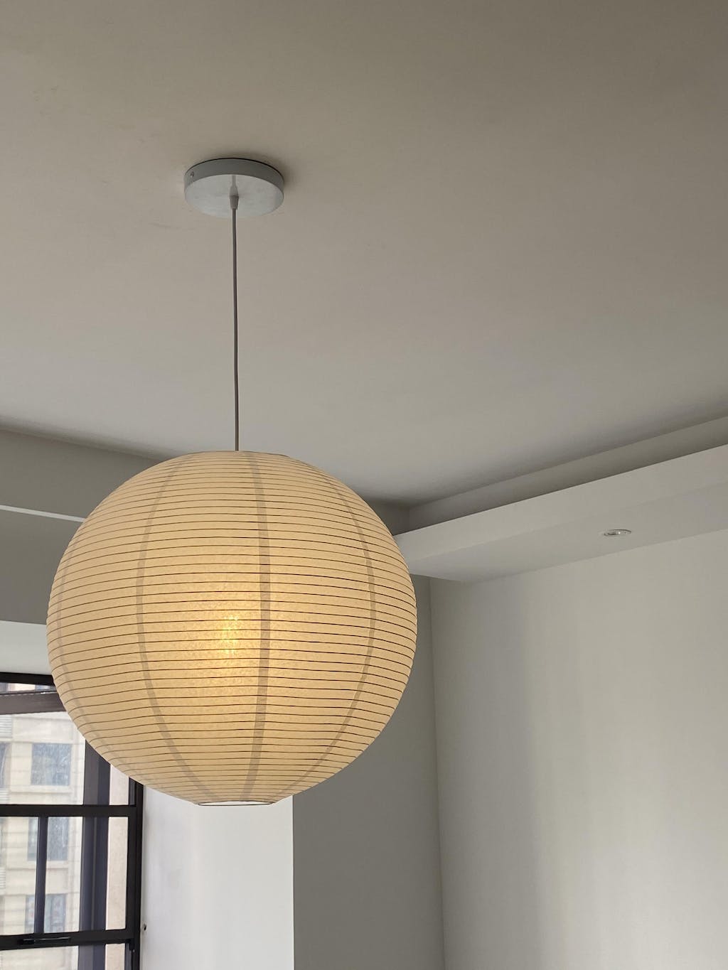 Lustra Pendant Lamp Paper for Living Room-Neutral Decor