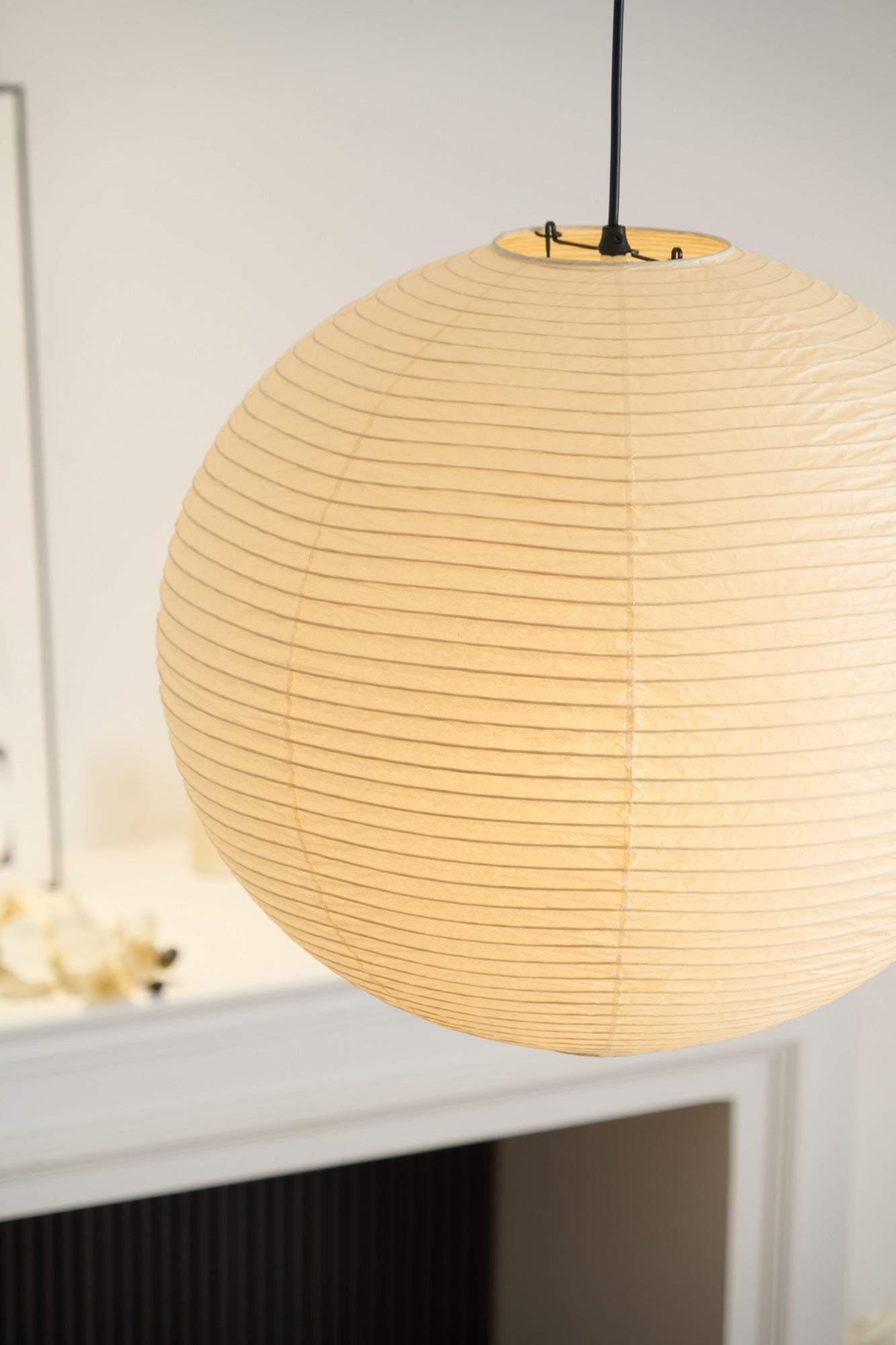 Lustra Pendant Lamp Paper for Living Room-Neutral Decor