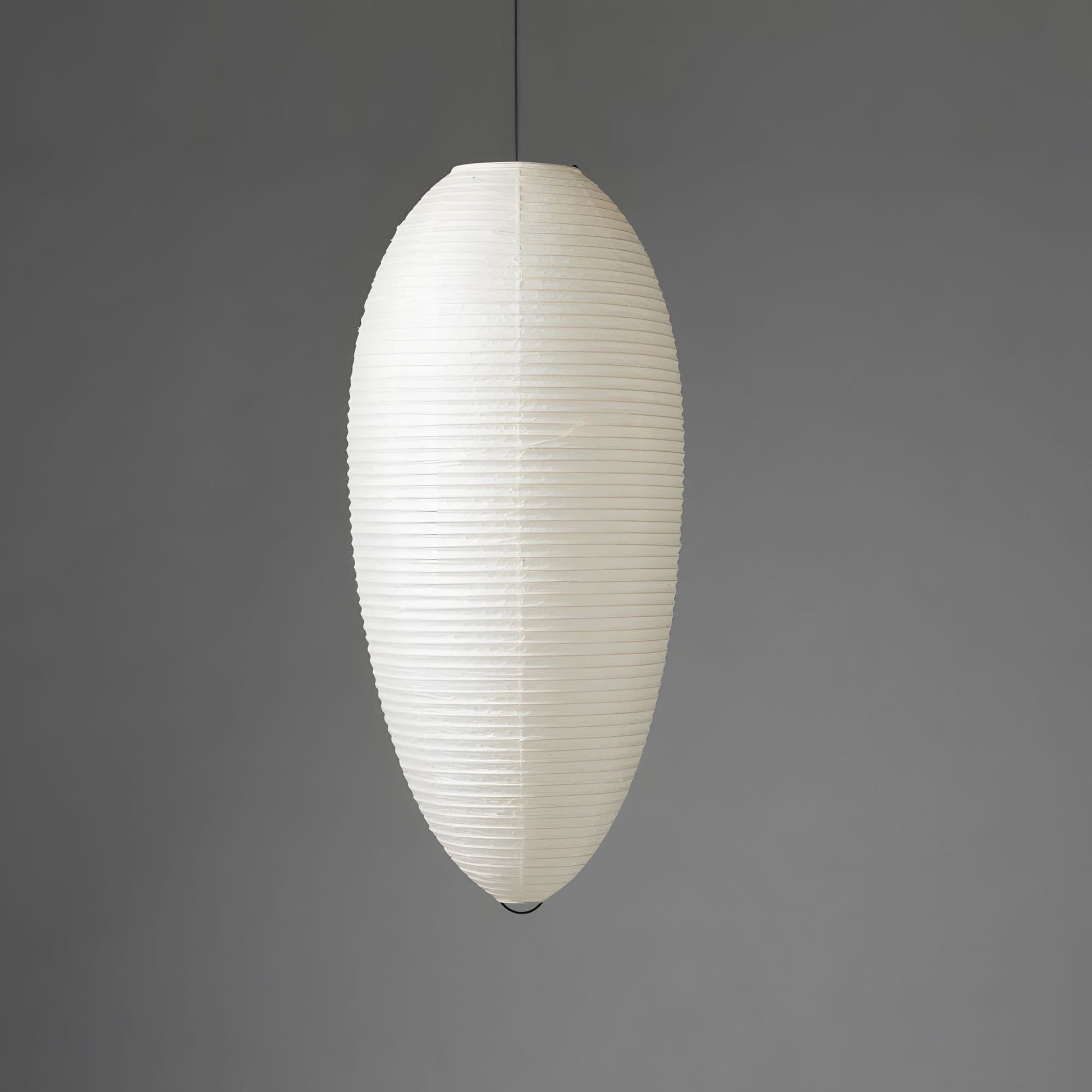 Myraean Modern Minimalist Wabi Chestnut Paper Bamboo Pendant Lamp-Neutral Decor