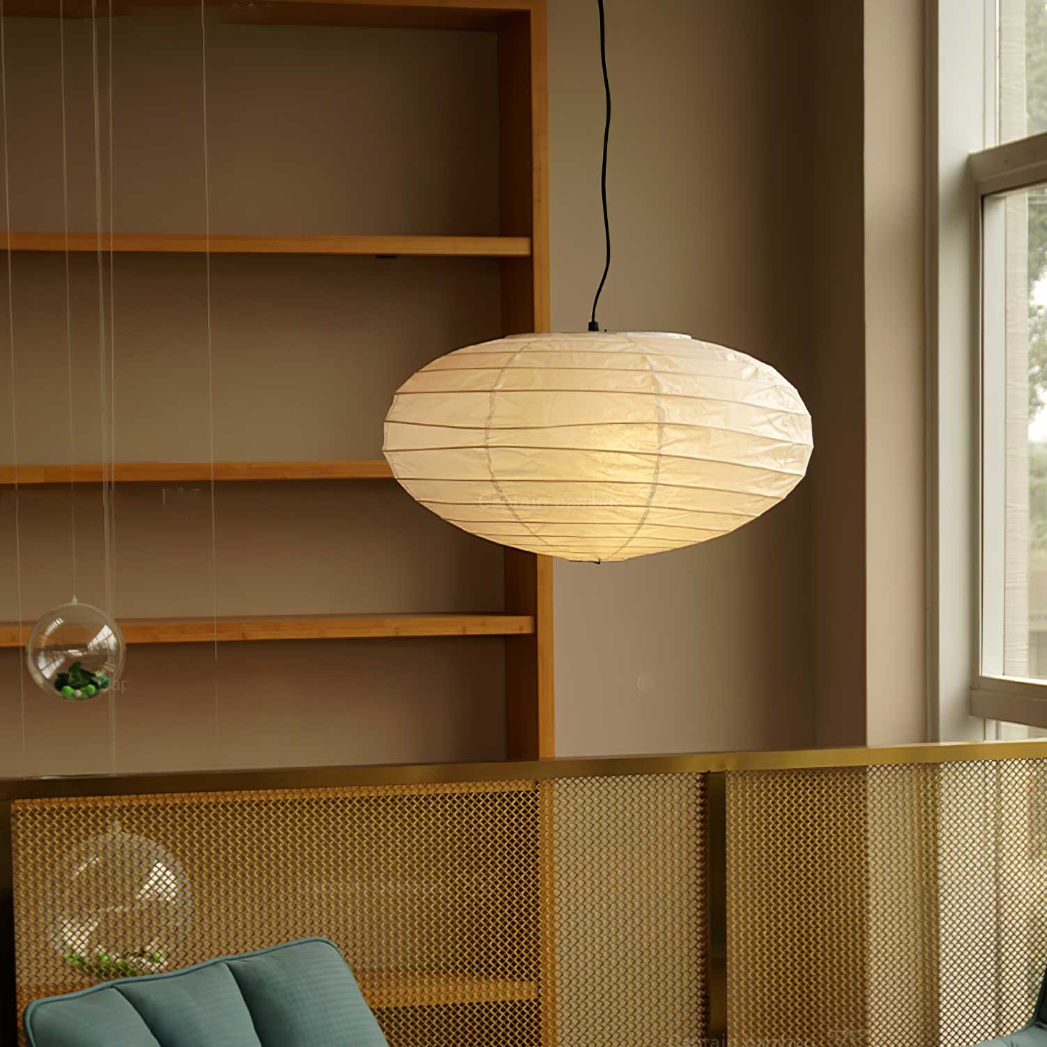Lumaem Paper Traditional Pendant Lamp-Neutral Decor