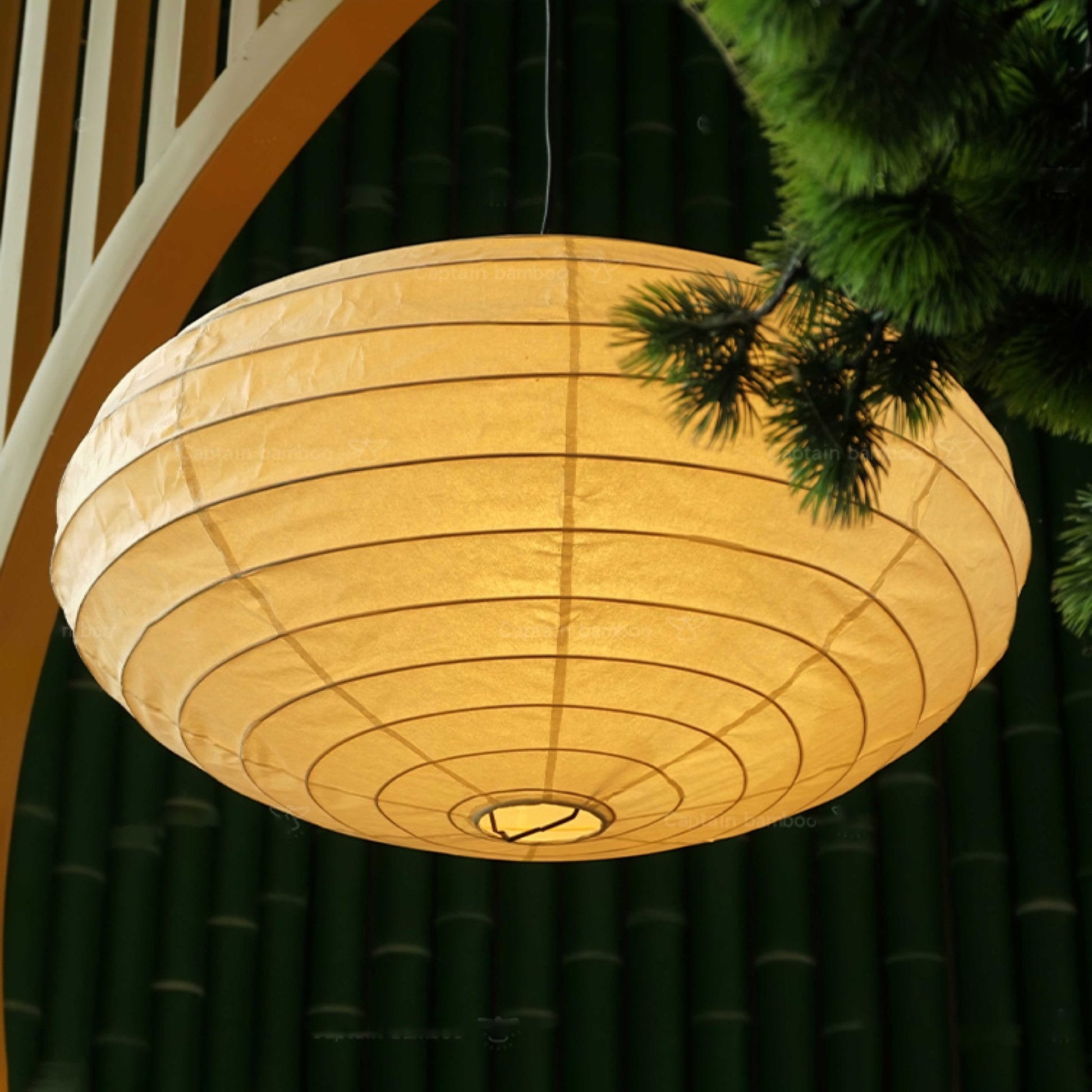 Lumaem Paper Traditional Pendant Lamp-Neutral Decor