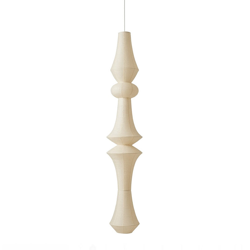 The lamp's form viewed from a low angle.