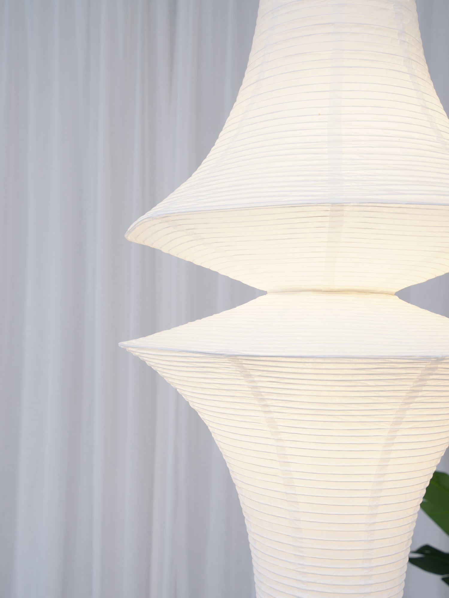 Lustra Pendant Light Washi Paper E for Living Room-Neutral Decor