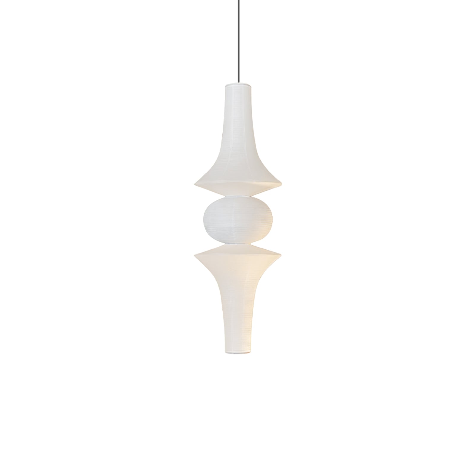 Lustra Pendant Light Washi Paper E for Living Room-Neutral Decor