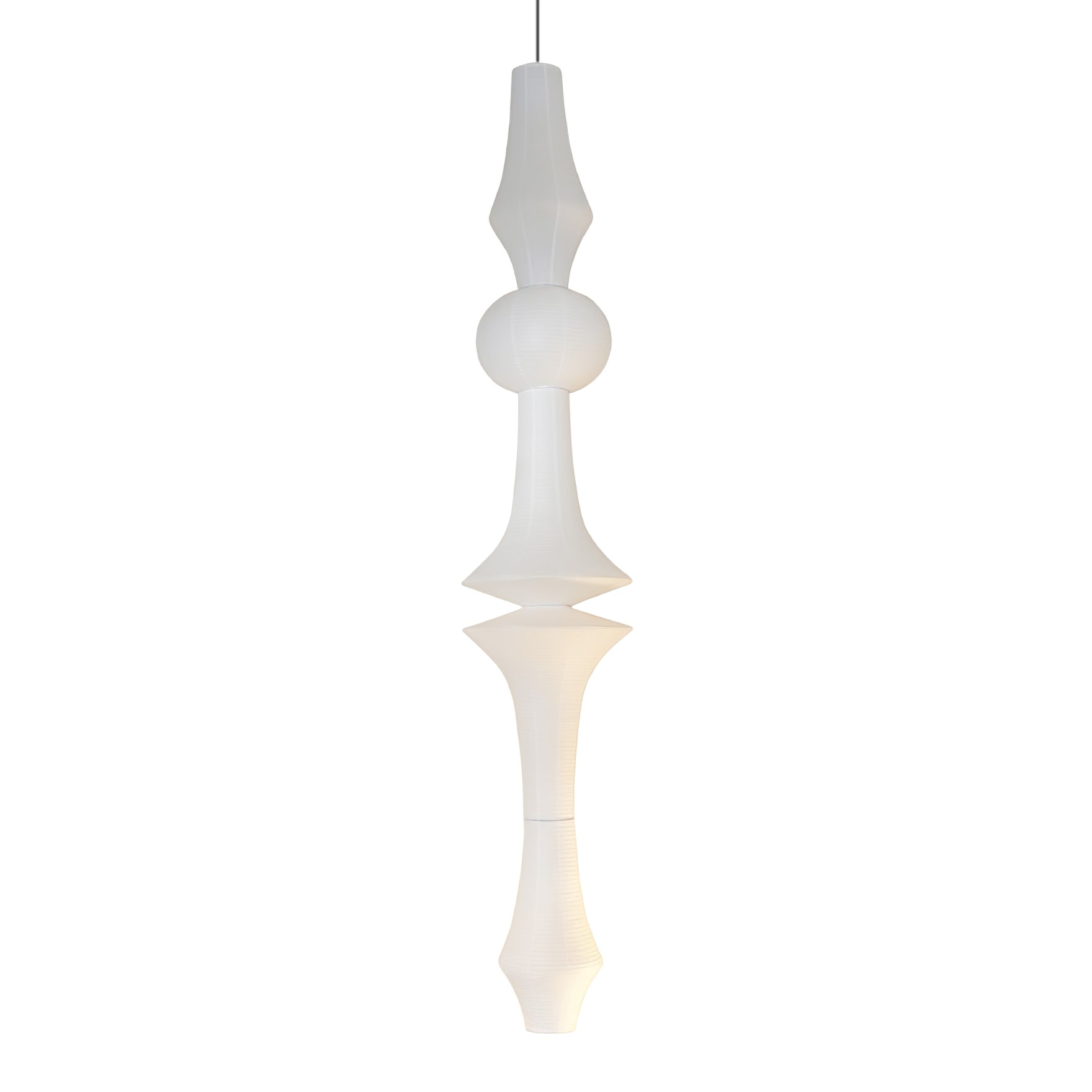 Lustra Pendant Light Washi Paper E for Living Room-Neutral Decor