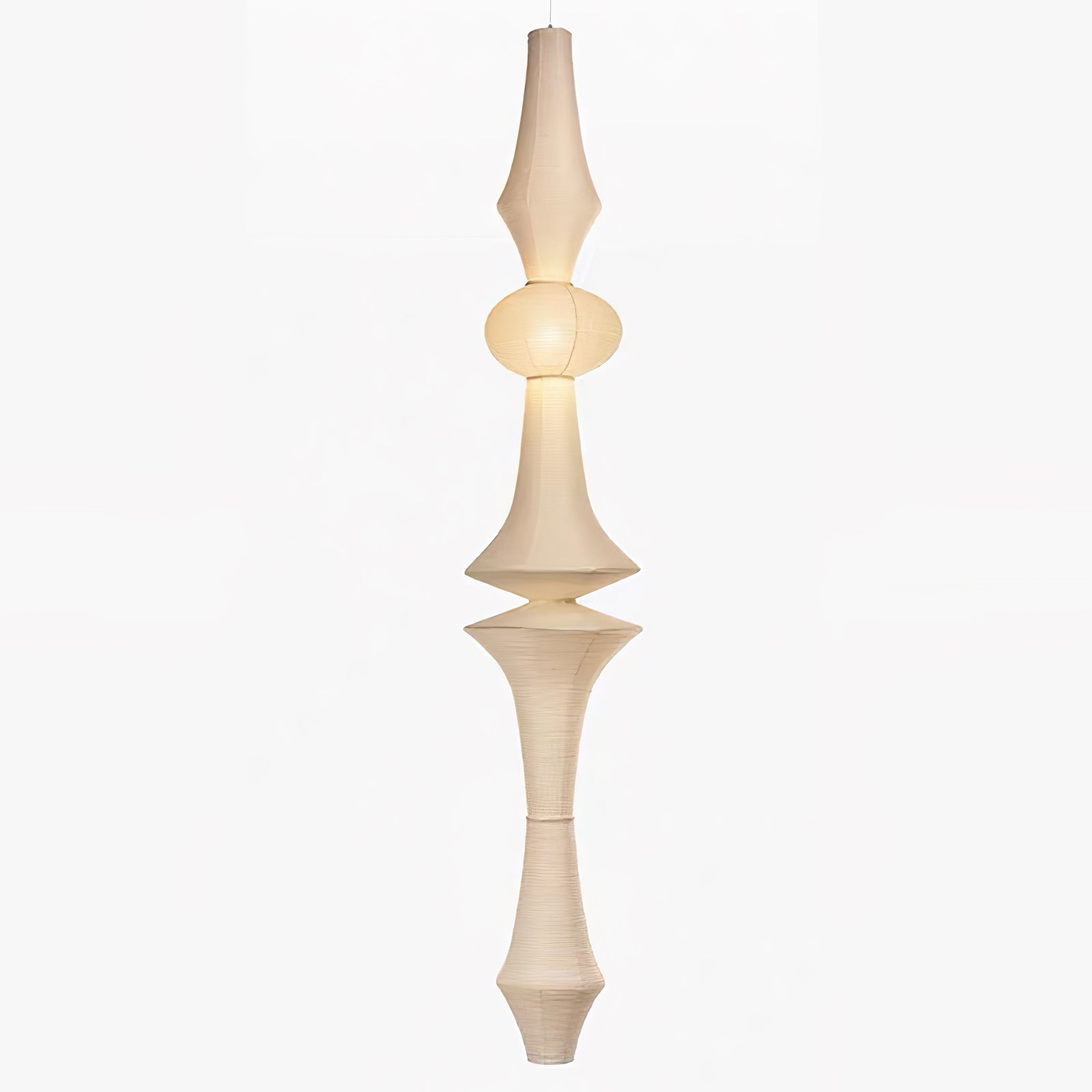 Lustra Pendant Light Washi Paper E for Living Room-Neutral Decor