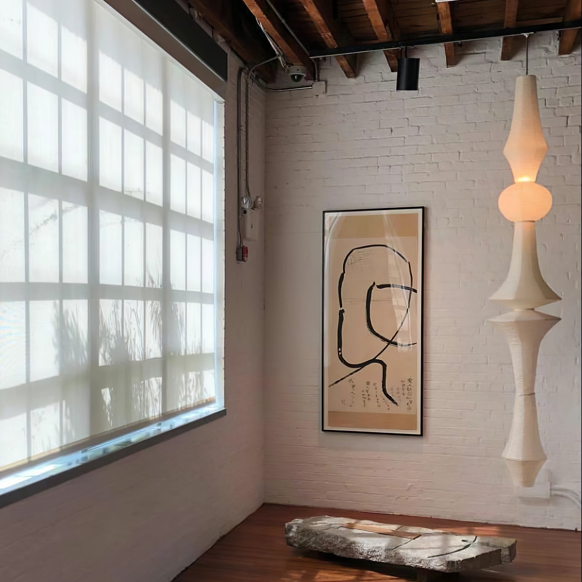Lustra Pendant Light Washi Paper E for Living Room-Neutral Decor