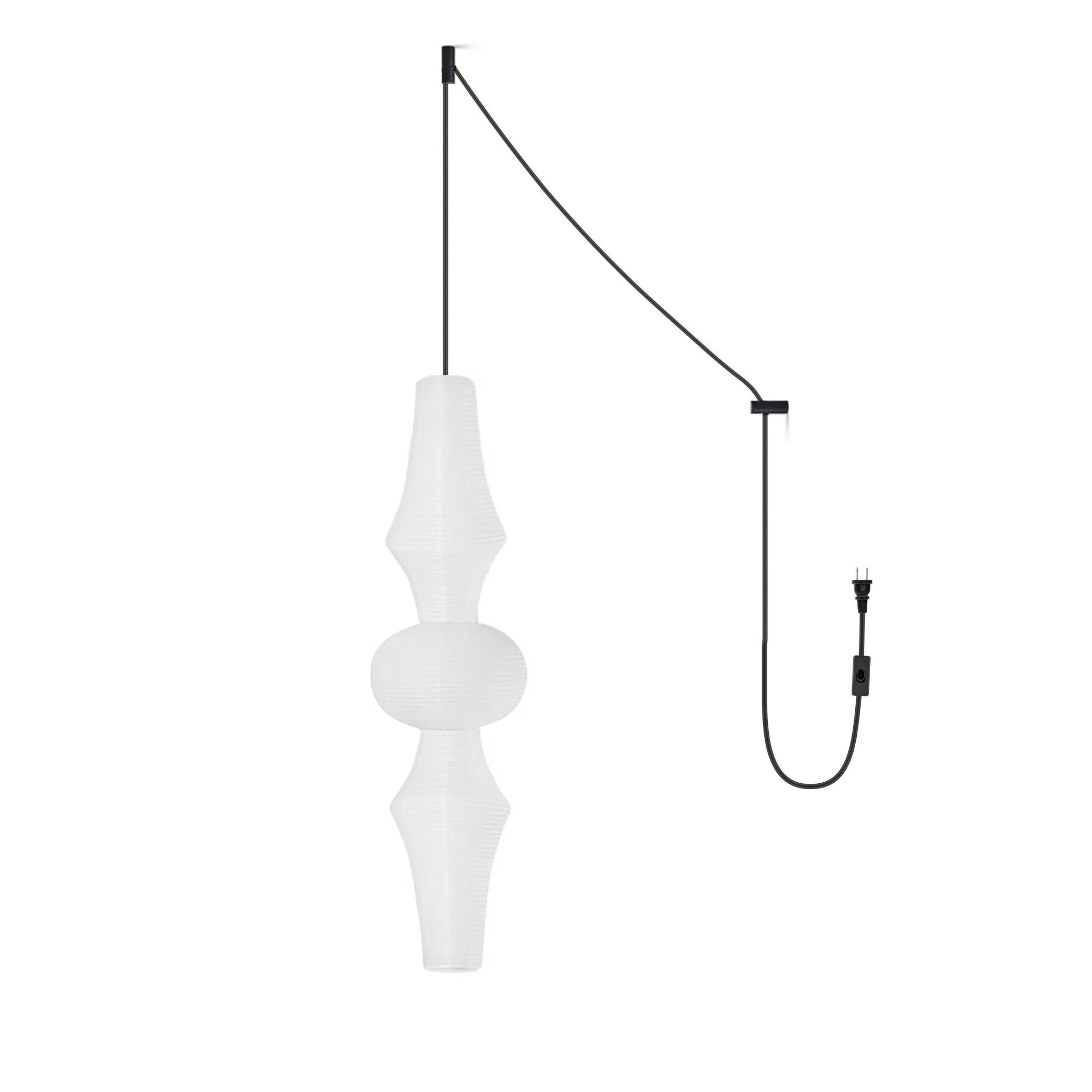 Berion Paper Artistic Pendant Light-Neutral Decor