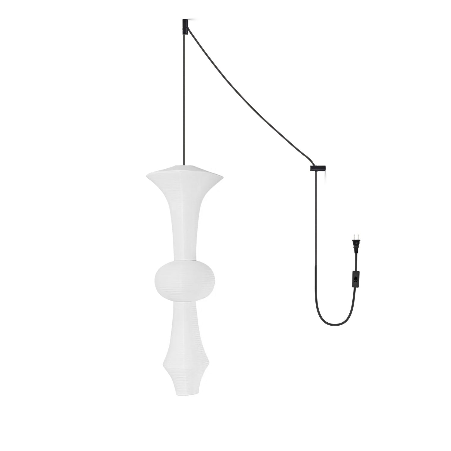 Berion Paper Artistic Pendant Light-Neutral Decor