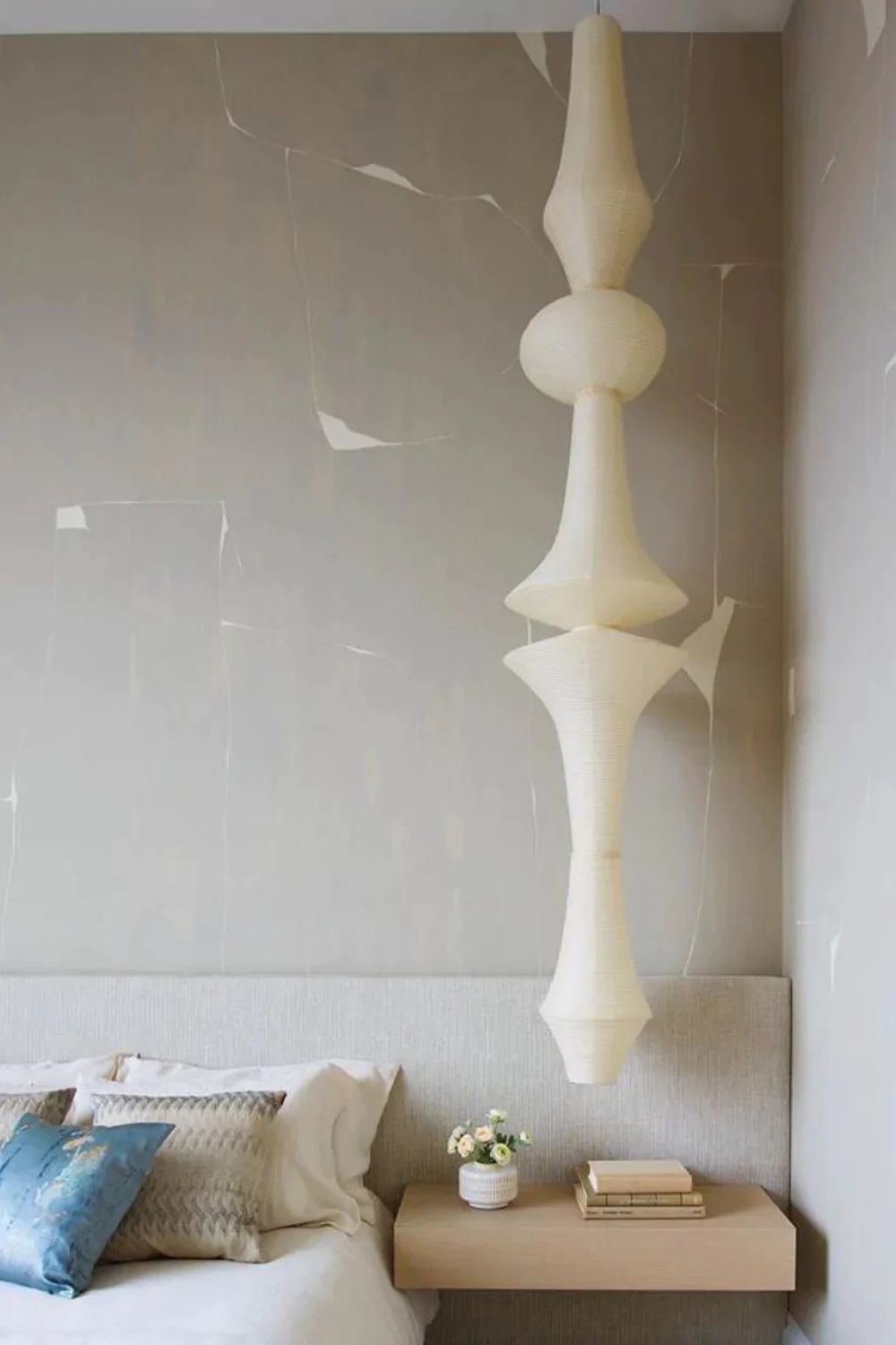 Berion Paper Artistic Pendant Light-Neutral Decor