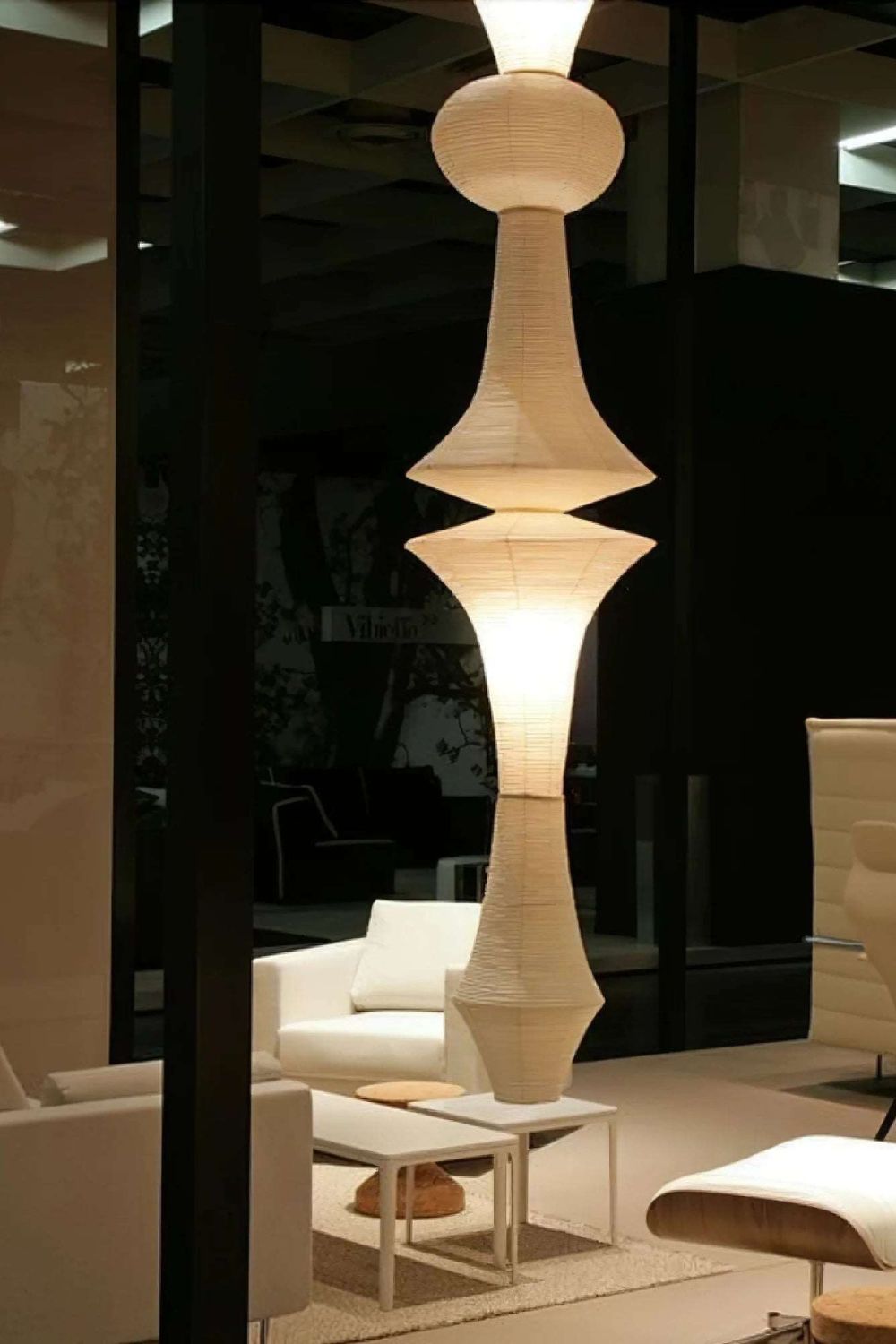 Berion Paper Artistic Pendant Light-Neutral Decor