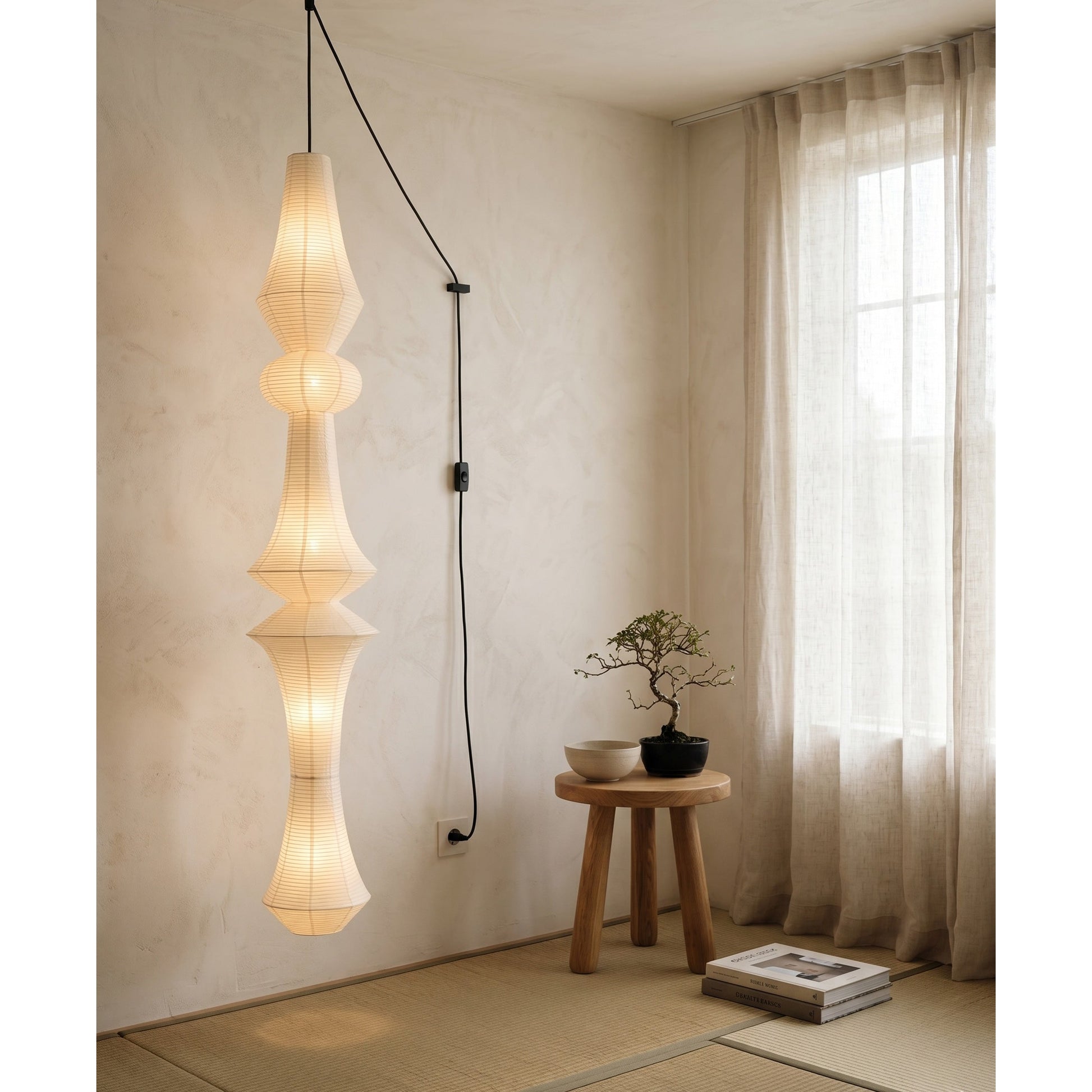 The D 48cm x H 270cm size variant of the pendant light.