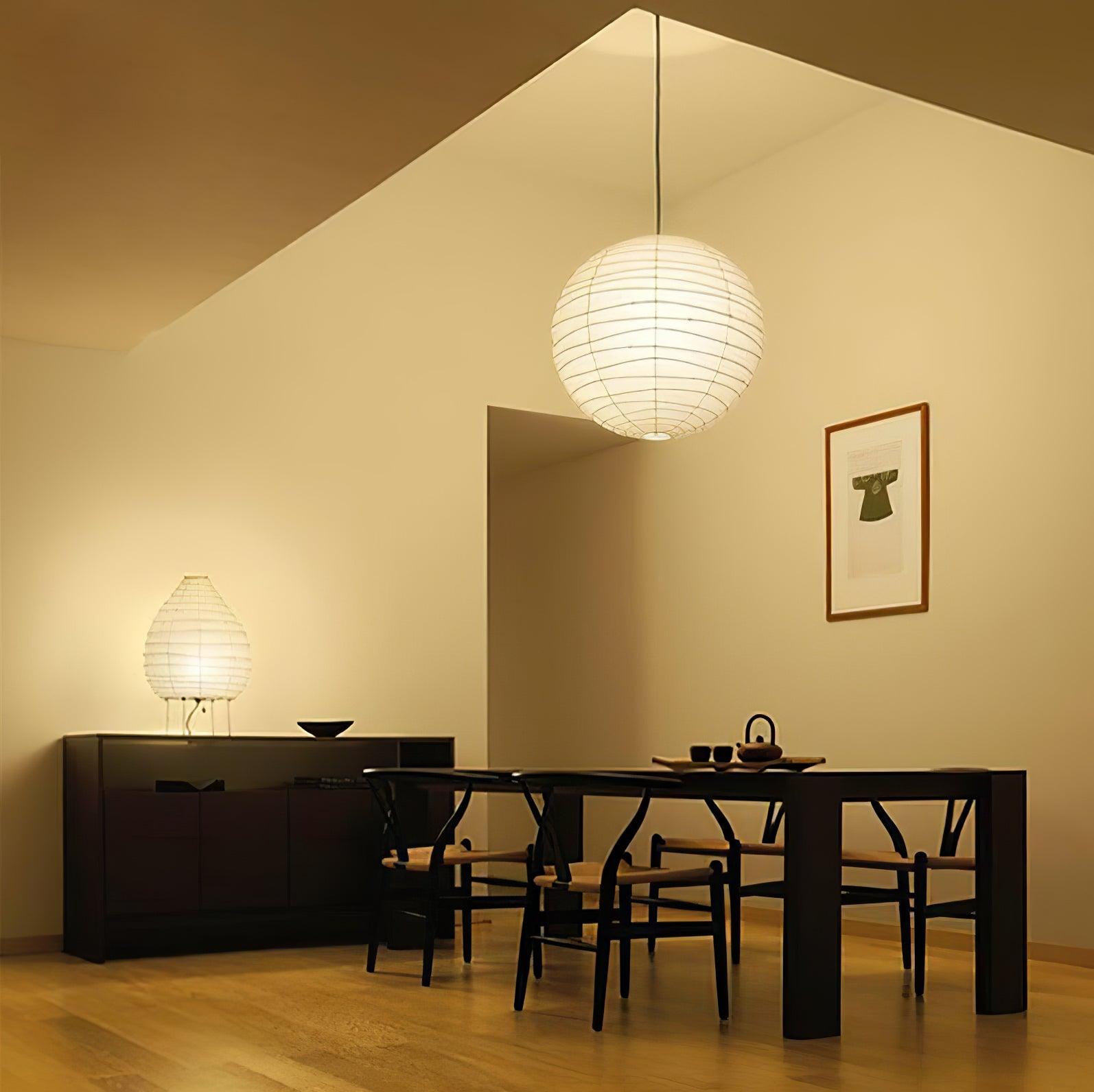 Arlo Paper Vintage Pendant Lamp-Neutral Decor