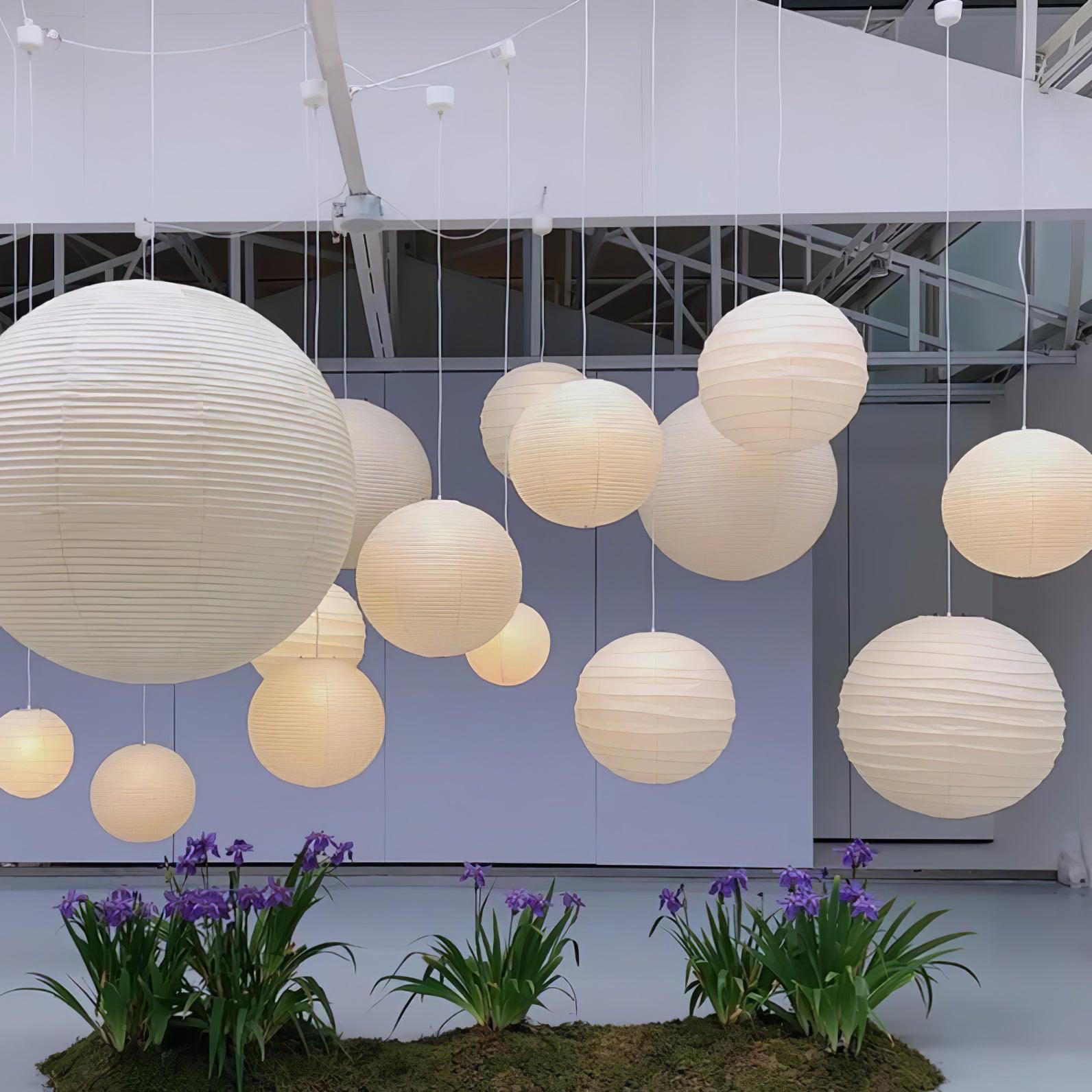 Arlo Paper Vintage Pendant Lamp-Neutral Decor