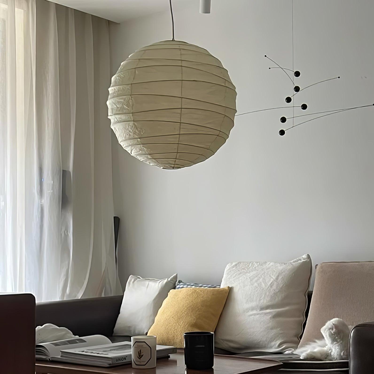 Arlo Paper Vintage Pendant Lamp-Neutral Decor