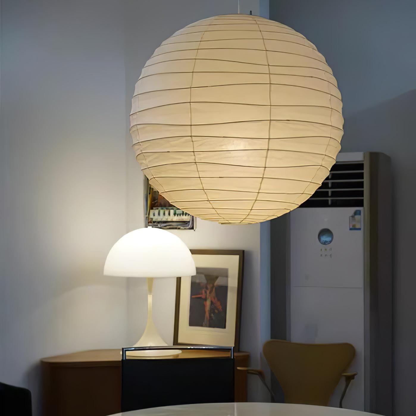 Arlo Paper Vintage Pendant Lamp-Neutral Decor