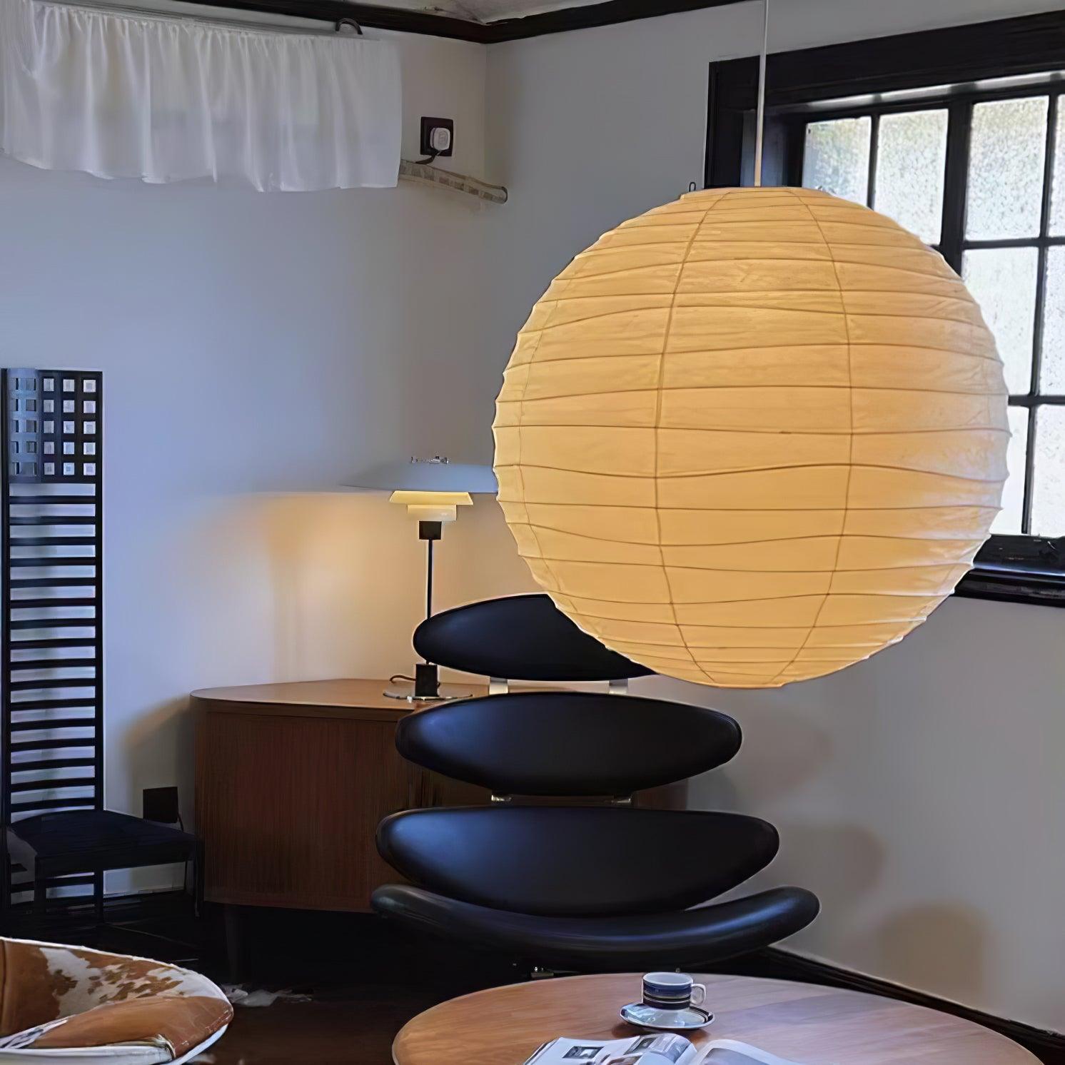 Arlo Paper Vintage Pendant Lamp-Neutral Decor