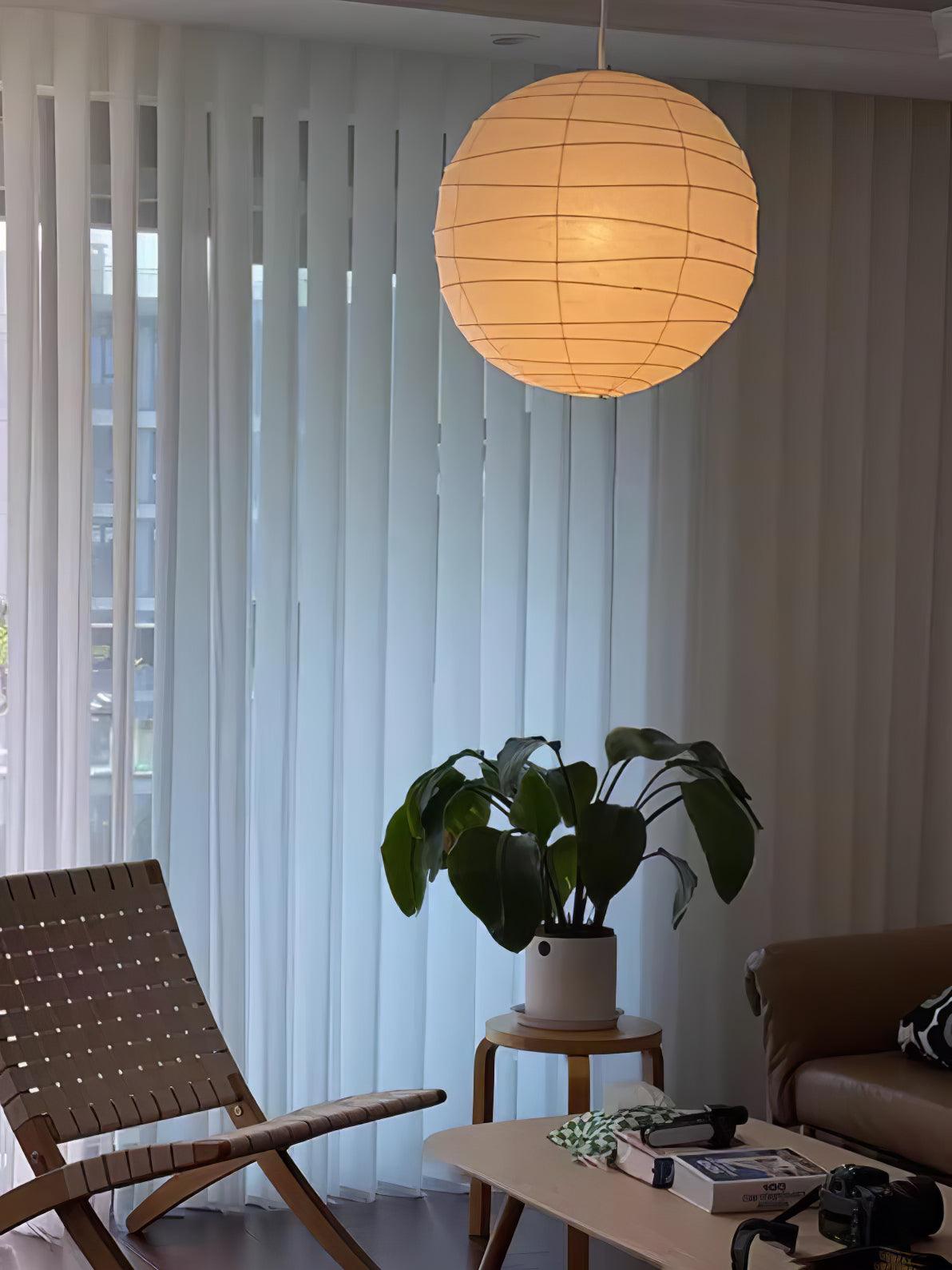 Arlo Paper Vintage Pendant Lamp-Neutral Decor